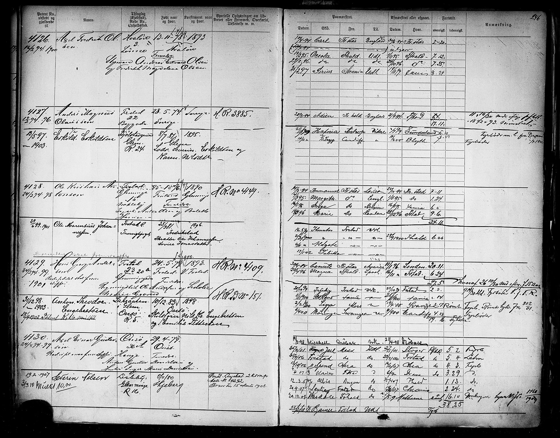 Fredrikstad mønstringskontor, AV/SAO-A-10569b/F/Fc/Fca/L0008: Annotasjonsrulle, 1898-1916, p. 28