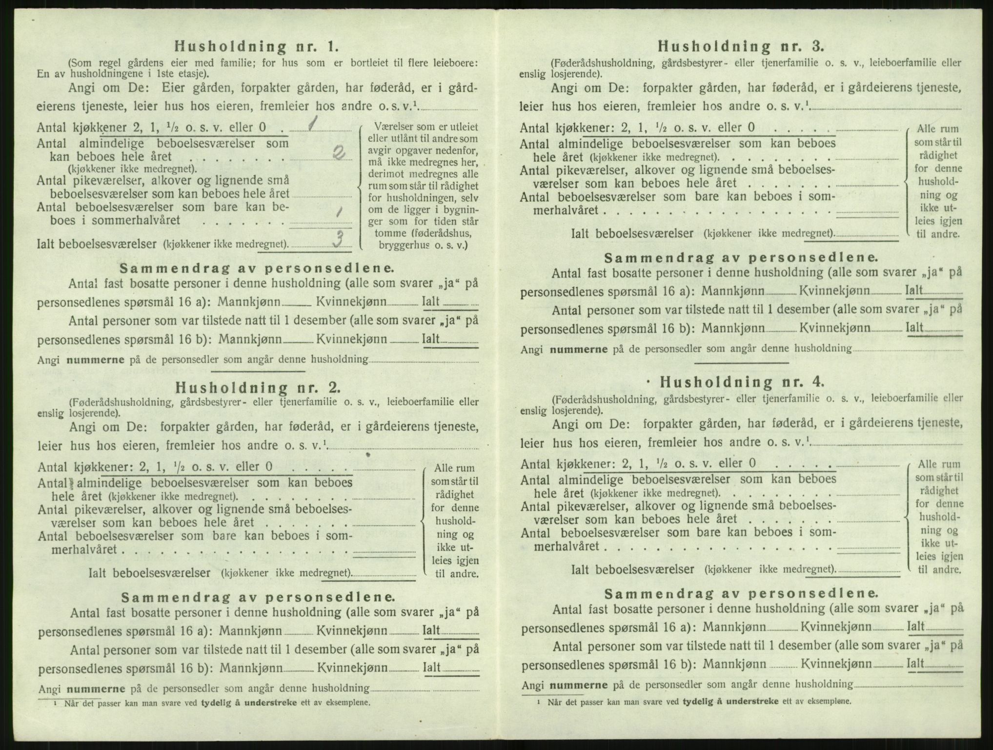 SAT, 1920 census for Ørskog, 1920, p. 291