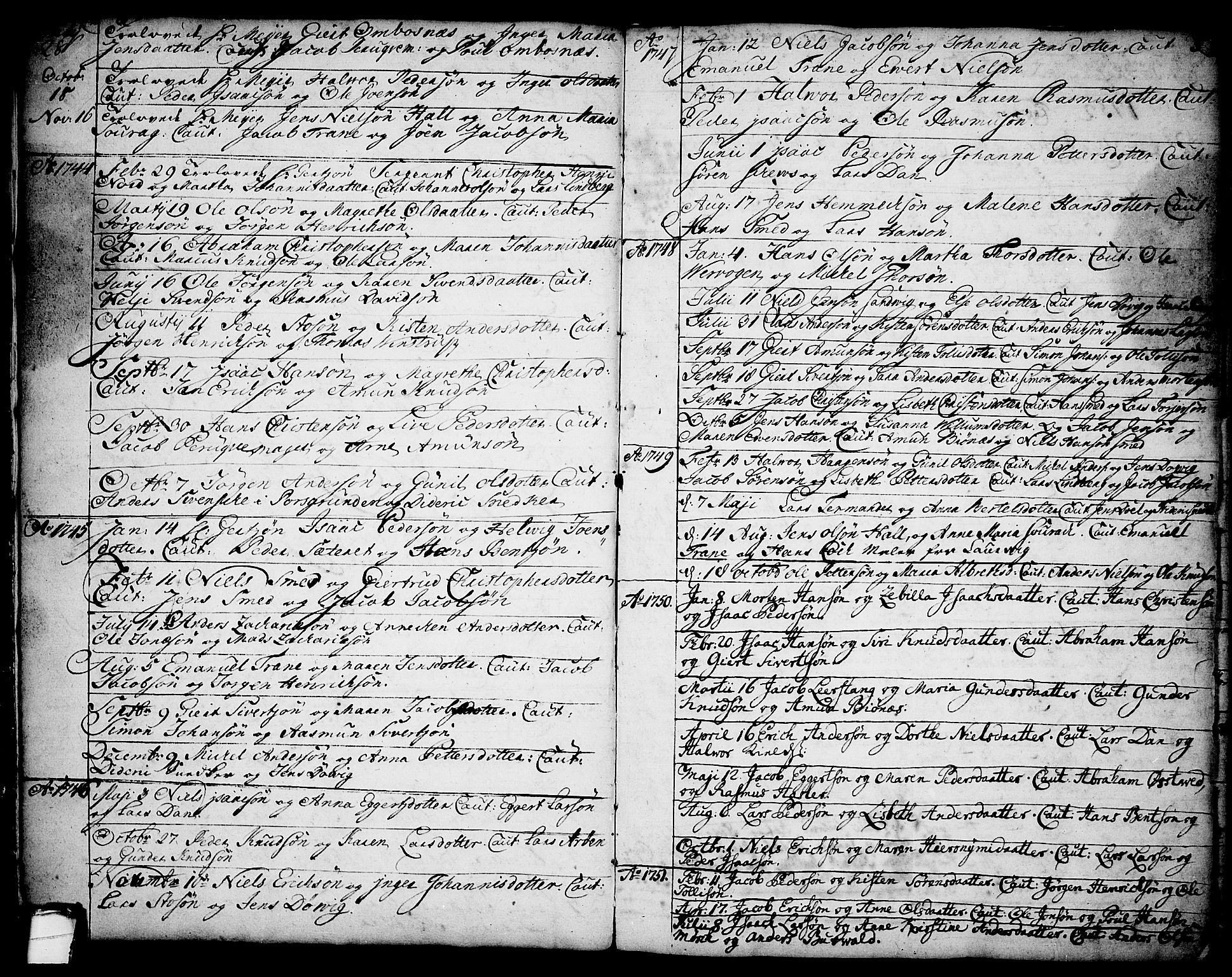 Brevik kirkebøker, AV/SAKO-A-255/F/Fa/L0002: Parish register (official) no. 2, 1720-1764, p. 5