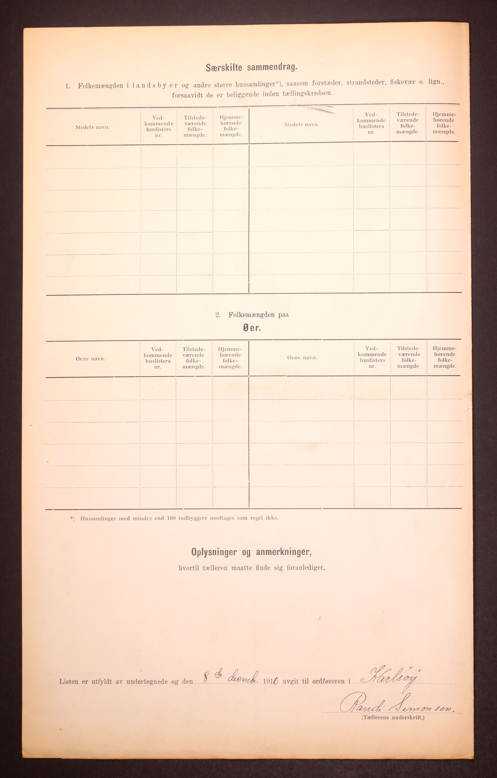 RA, 1910 census for Karlsøy, 1910, p. 9