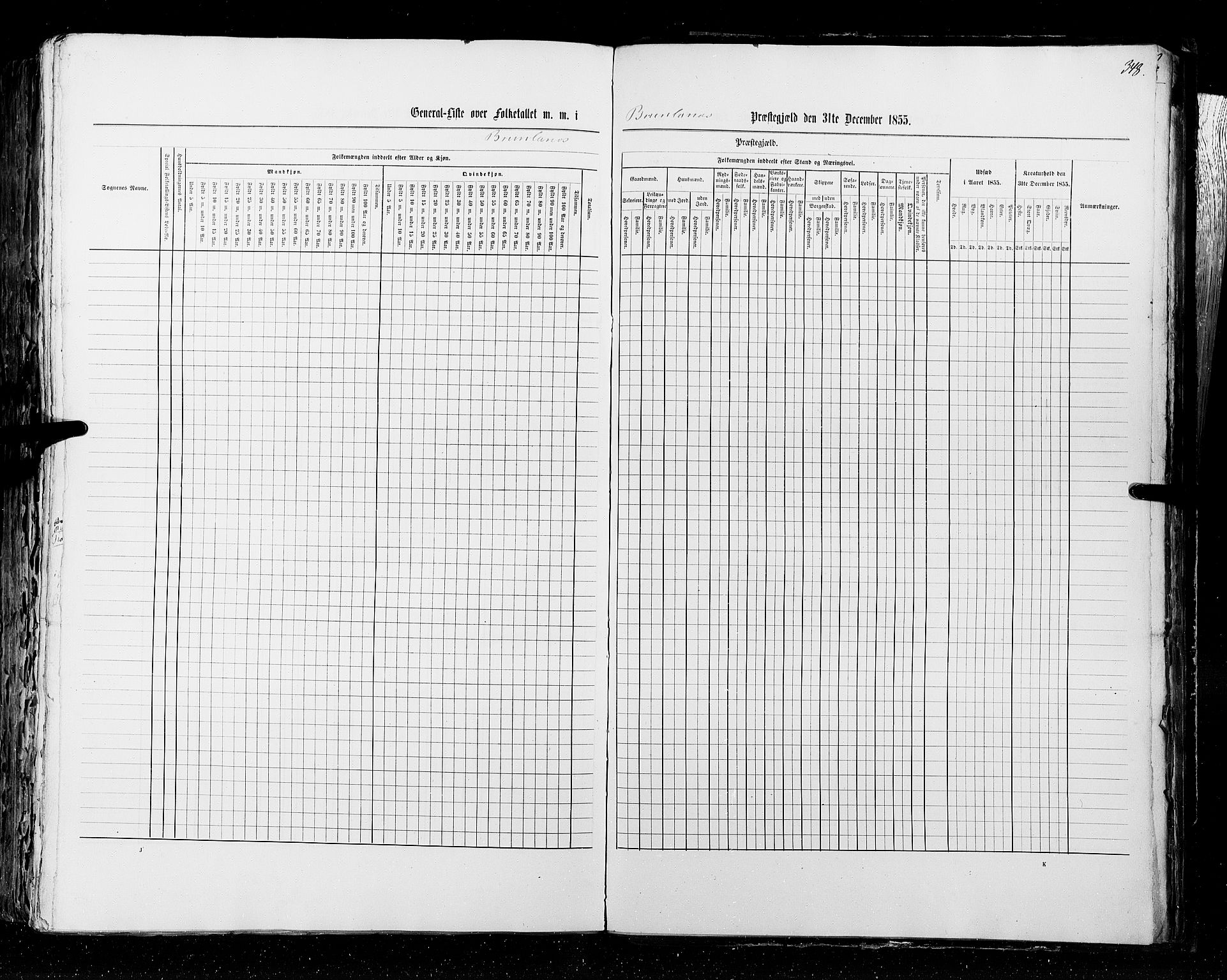 RA, Census 1855, vol. 2: Kristians amt, Buskerud amt og Jarlsberg og Larvik amt, 1855, p. 348