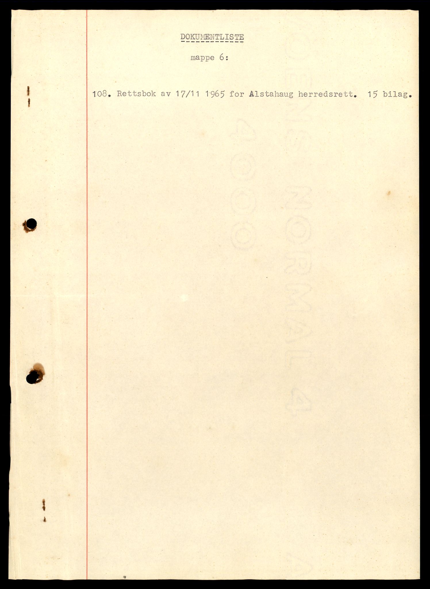 Søndre Helgeland sorenskriveri, SAT/A-4575/1/1/1O/1Oe/L0017: B-saker, 1961, p. 175