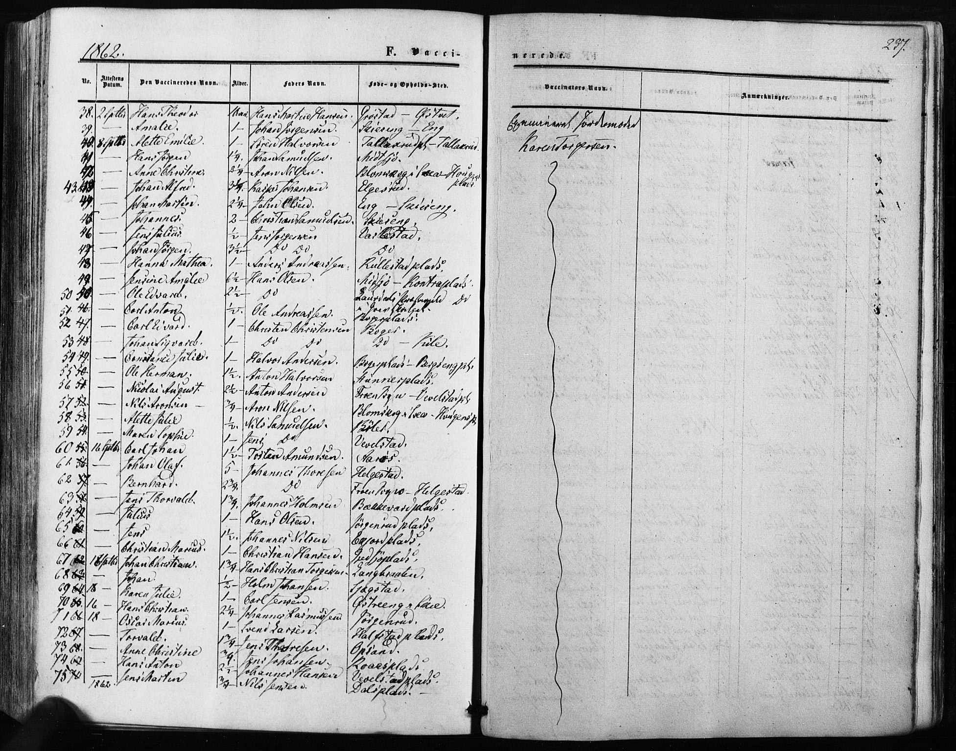 Kråkstad prestekontor Kirkebøker, SAO/A-10125a/F/Fa/L0007: Parish register (official) no. I 7, 1858-1870, p. 237