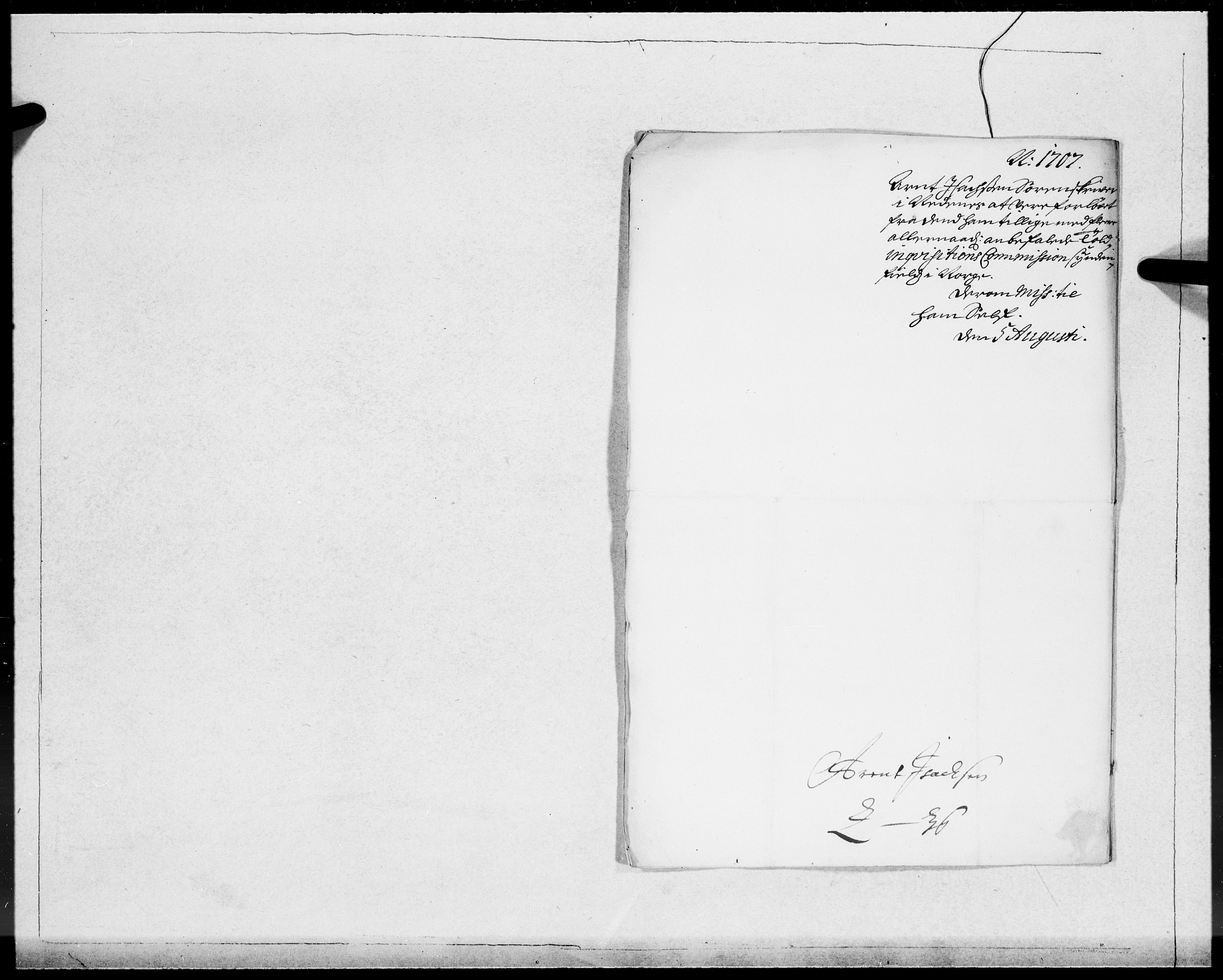 Danske Kanselli 1572-1799, AV/RA-EA-3023/F/Fc/Fcc/Fcca/L0064: Norske innlegg 1572-1799, 1707, p. 27