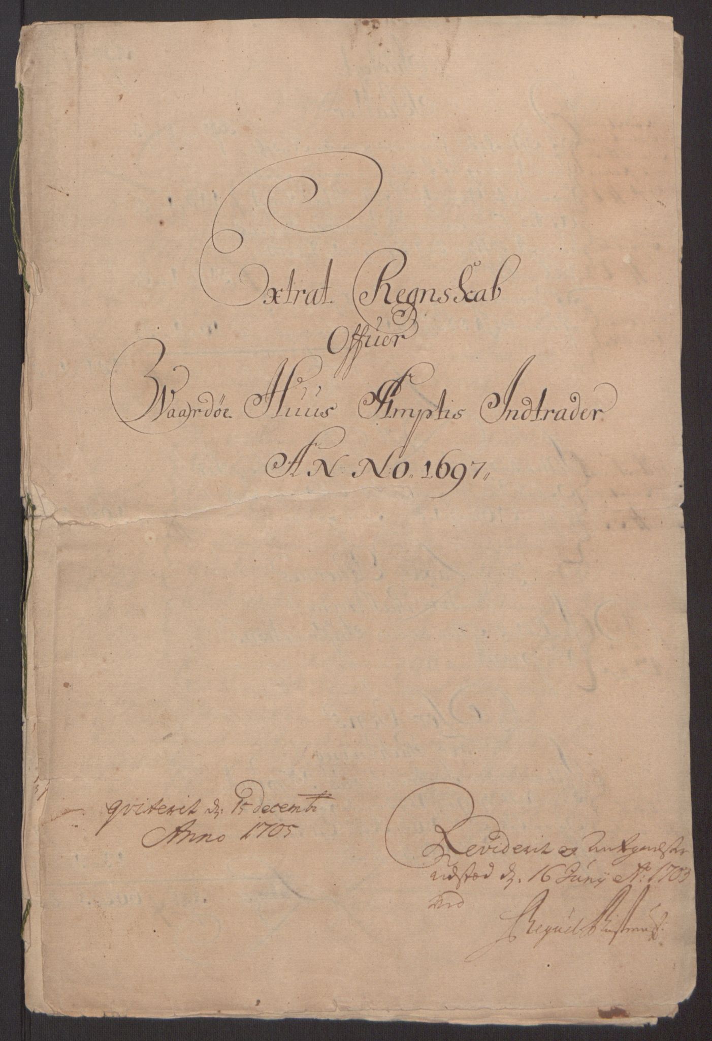 Rentekammeret inntil 1814, Reviderte regnskaper, Fogderegnskap, AV/RA-EA-4092/R69/L4851: Fogderegnskap Finnmark/Vardøhus, 1691-1700, p. 294