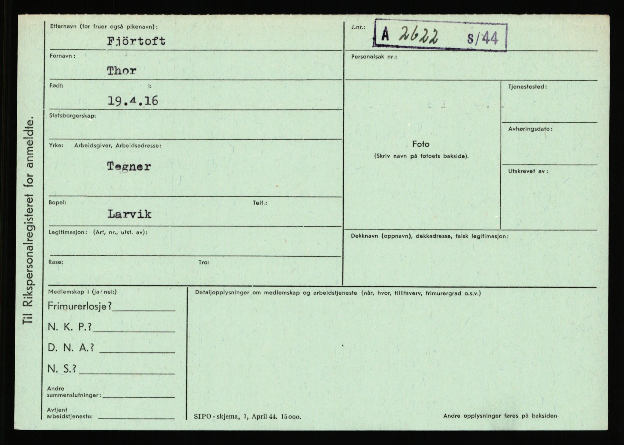 Statspolitiet - Hovedkontoret / Osloavdelingen, AV/RA-S-1329/C/Ca/L0004: Eid - funn av gjenstander	, 1943-1945, p. 3448