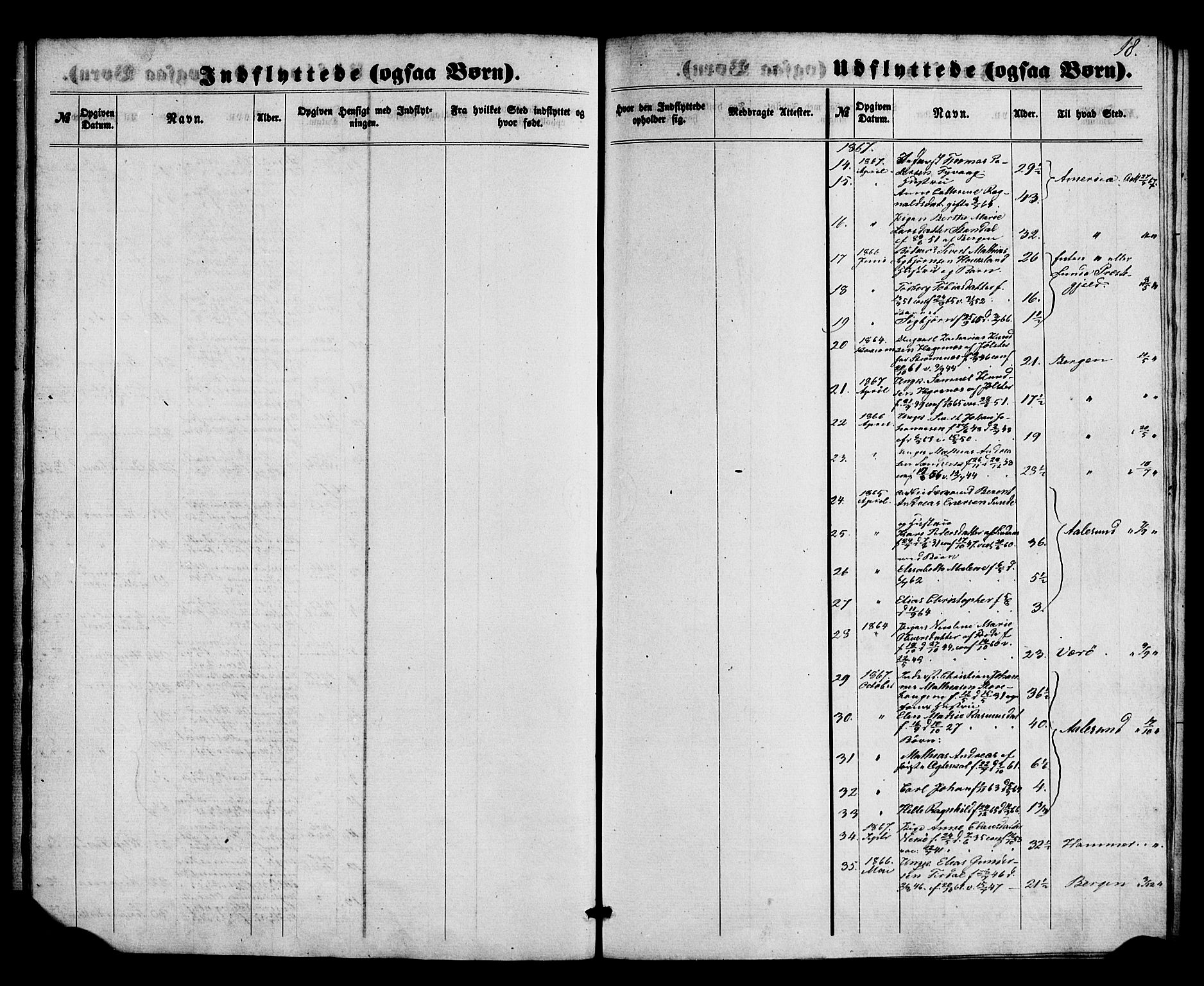 Kinn sokneprestembete, SAB/A-80801/H/Haa/Haaa/L0015: Parish register (official) no. A 15, 1860-1883, p. 18