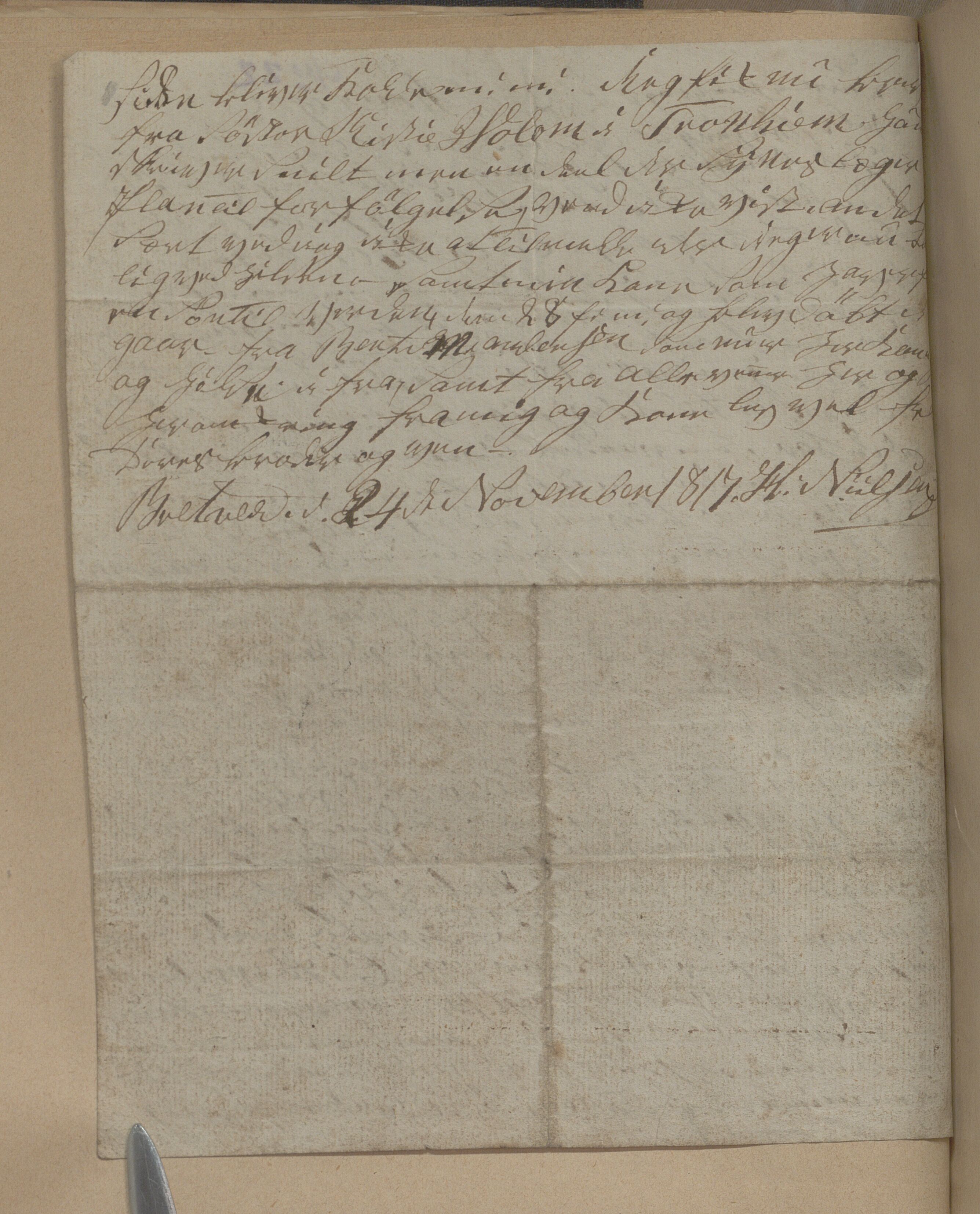 Heggtveitsamlingen, TMF/A-1007/H/L0050: Innbundne brev, Ms A, med innlagt registratur. , 1800-1850