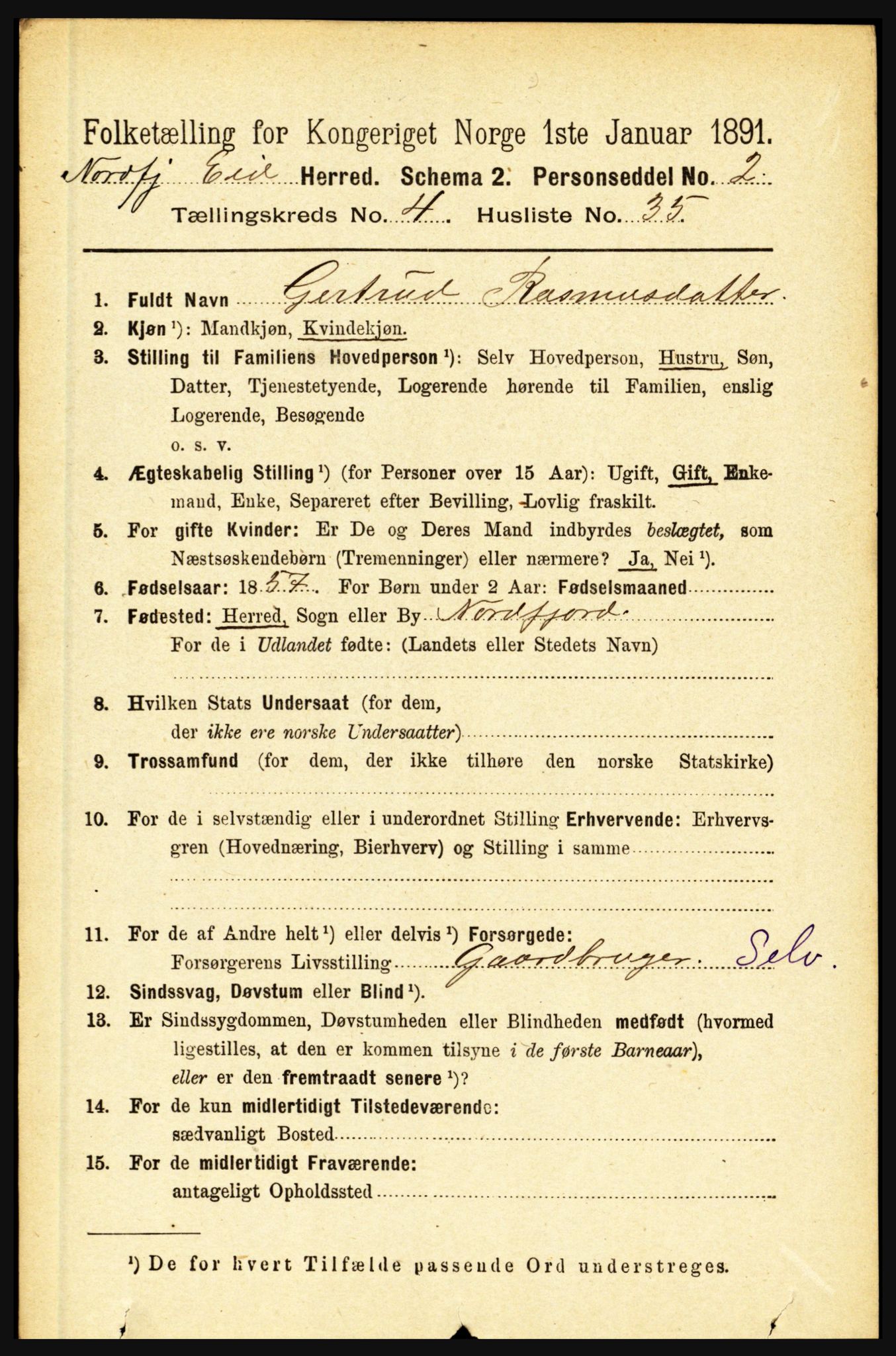 RA, 1891 census for 1443 Eid, 1891, p. 1090