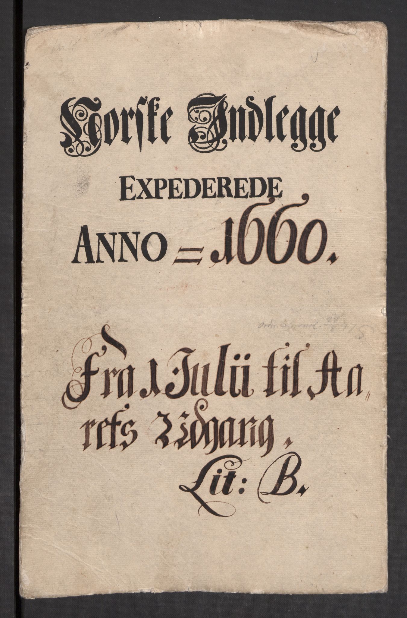 Danske Kanselli 1572-1799, AV/RA-EA-3023/F/Fc/Fcc/Fcca/L0020: Norske innlegg 1572-1799, 1660, p. 210