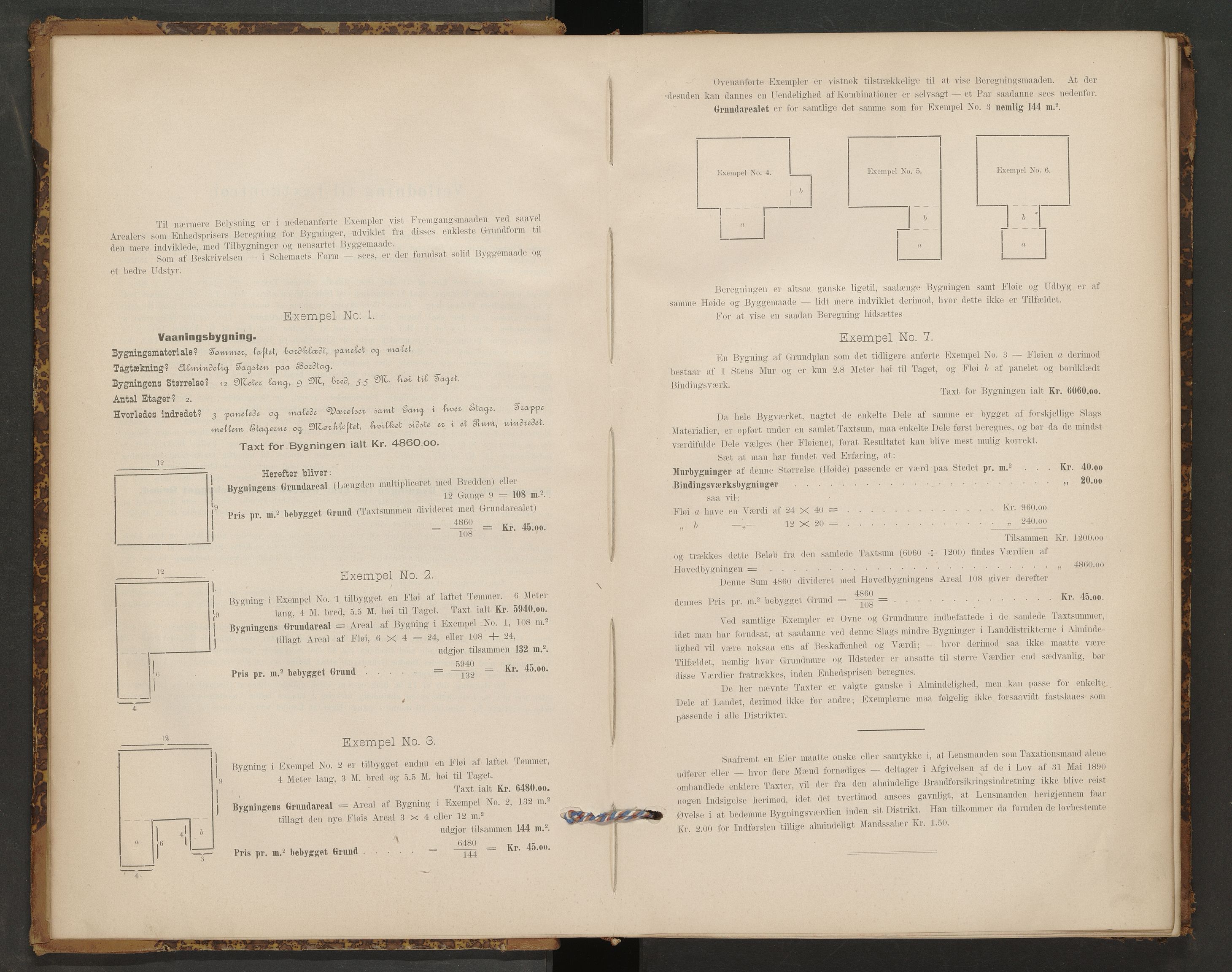 Gjerpen og Siljan lensmannskontor, AV/SAKO-A-555/Y/Ye/Yeb/L0001: Skjematakstprotokoll, 1895-1897