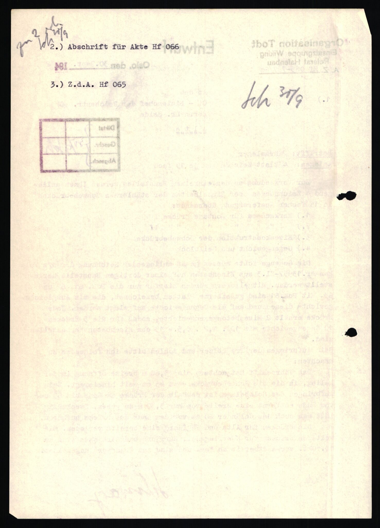 Tyske arkiver, Organisation Todt (OT), Einsatzgruppe Wiking, AV/RA-RAFA-2188/1/E/E2/E2d/L0023: Fähren und Anlegen, 1942-1944, p. 130