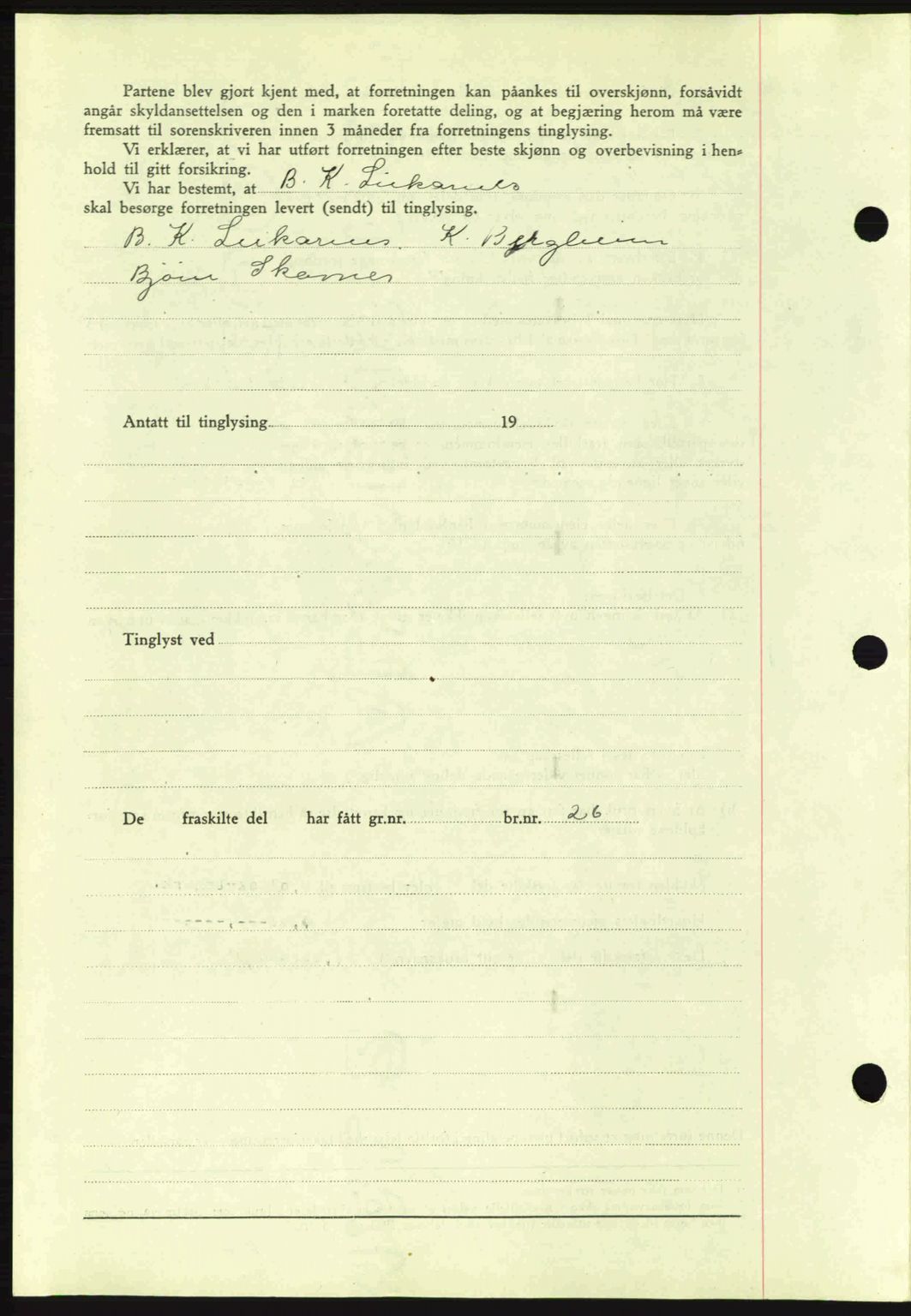 Romsdal sorenskriveri, AV/SAT-A-4149/1/2/2C: Mortgage book no. A7, 1939-1939, Diary no: : 1079/1939