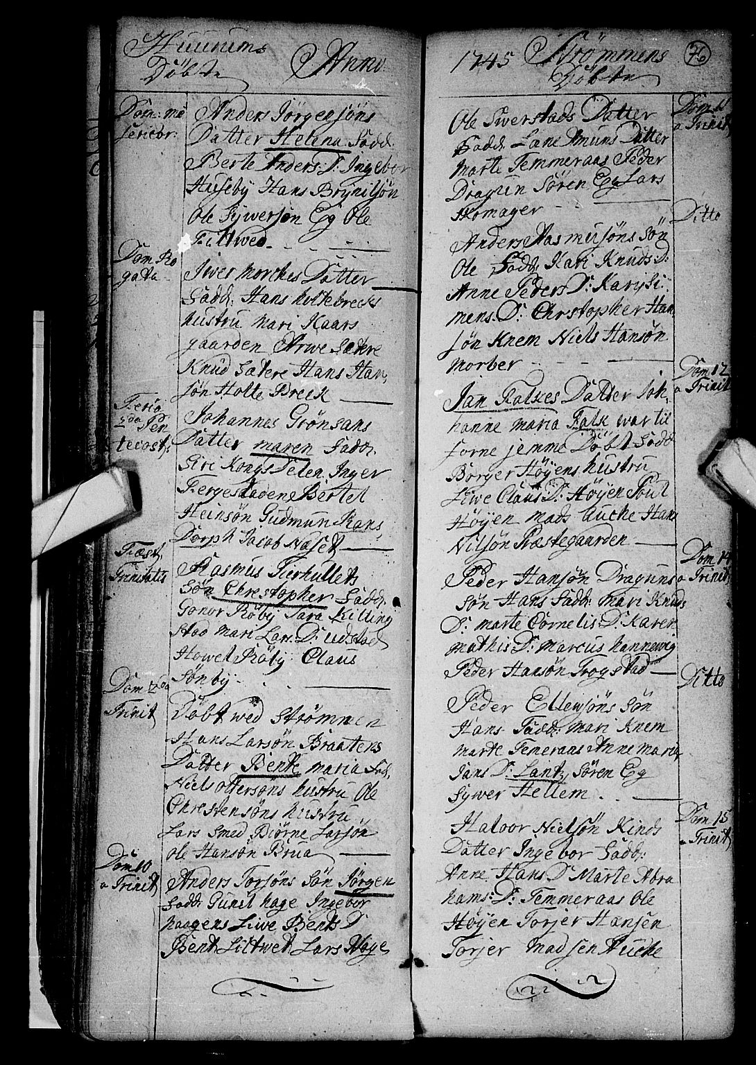 Hurum kirkebøker, AV/SAKO-A-229/F/Fa/L0002: Parish register (official) no. 2, 1733-1757, p. 76