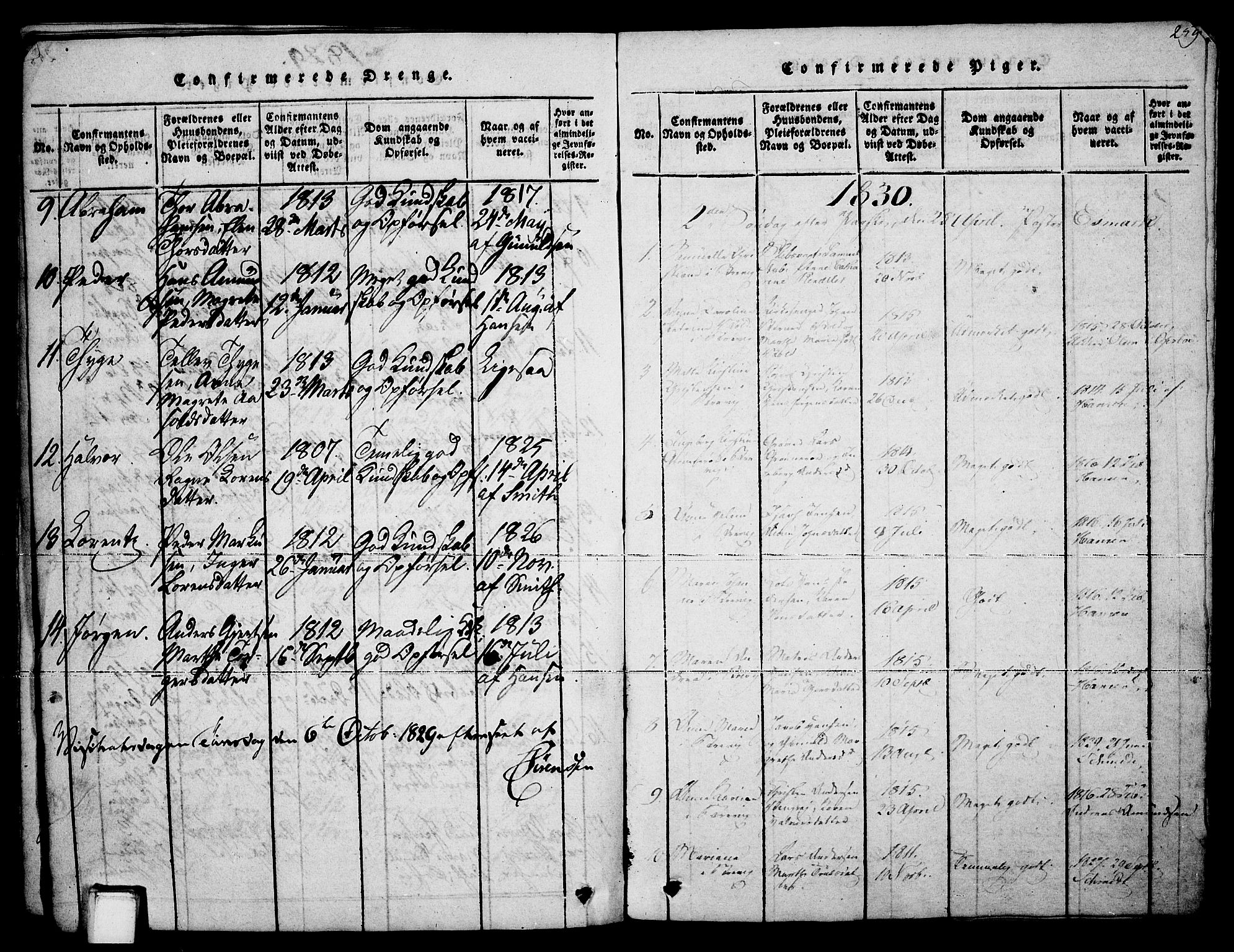 Brevik kirkebøker, SAKO/A-255/F/Fa/L0004: Parish register (official) no. 4, 1814-1846, p. 259
