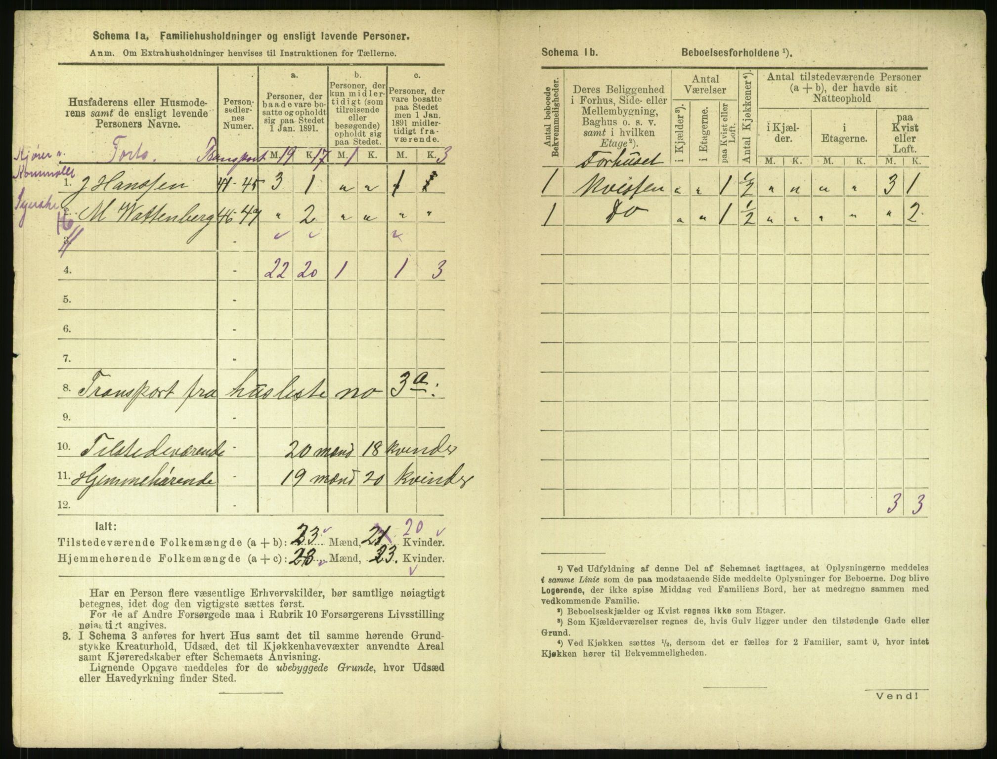 RA, 1891 census for 0301 Kristiania, 1891, p. 129917