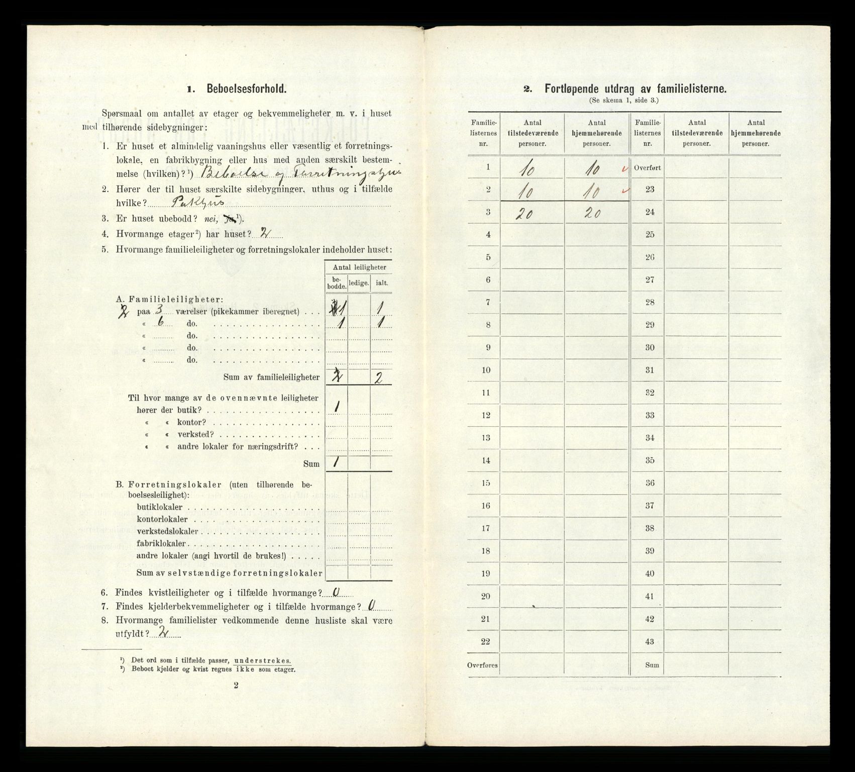 RA, 1910 census for Sandnes, 1910, p. 811