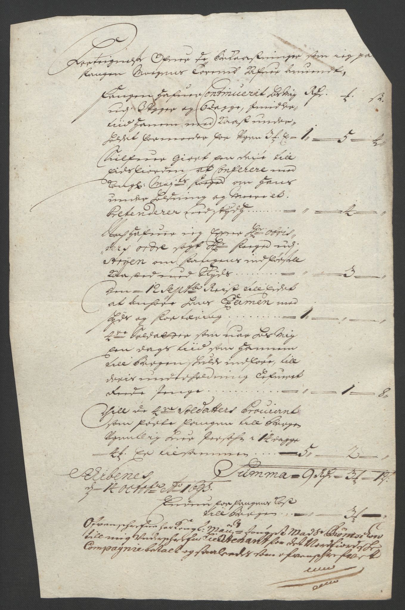 Rentekammeret inntil 1814, Reviderte regnskaper, Fogderegnskap, AV/RA-EA-4092/R53/L3421: Fogderegnskap Sunn- og Nordfjord, 1693-1694, p. 210