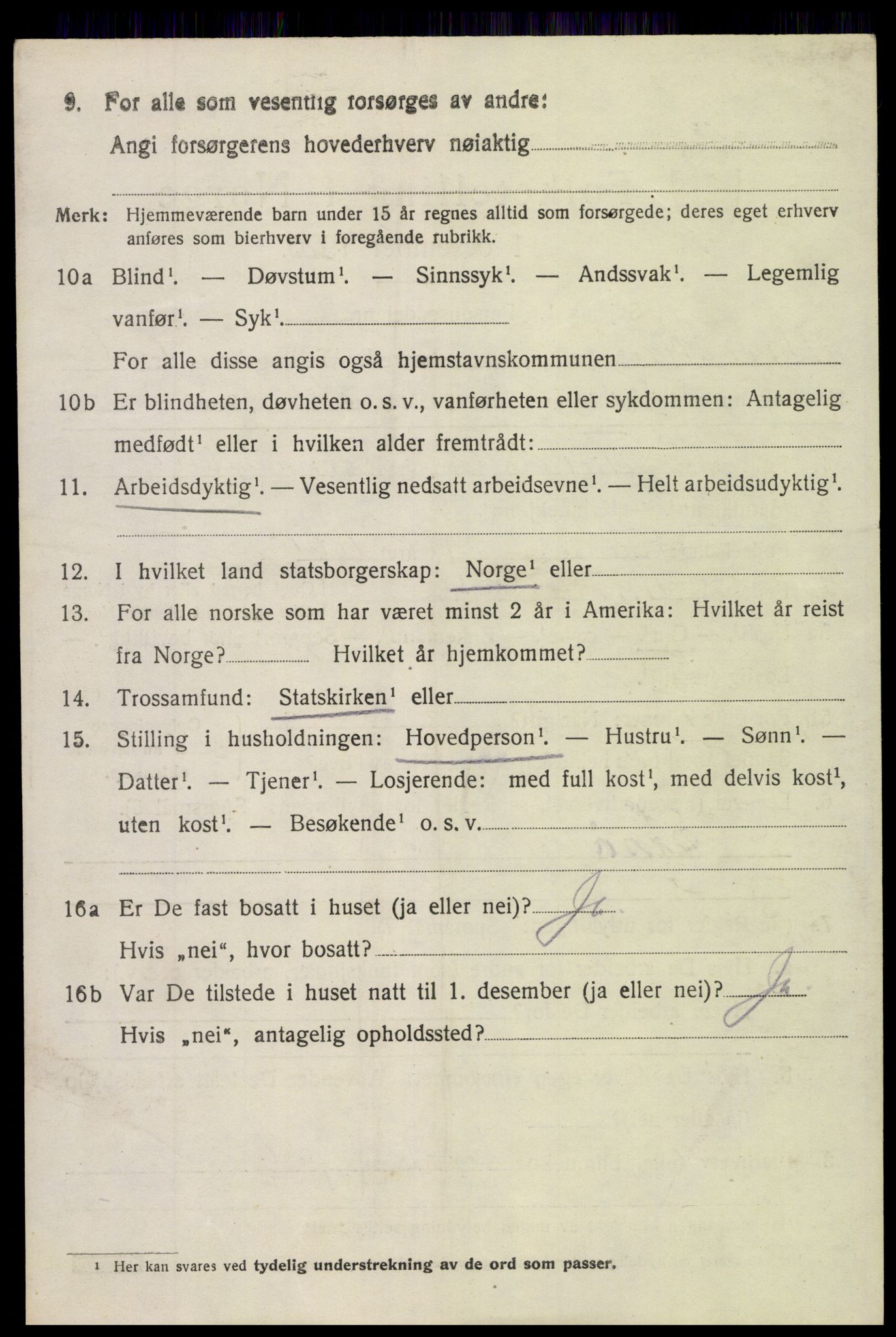 SAH, 1920 census for Nord-Aurdal, 1920, p. 5559