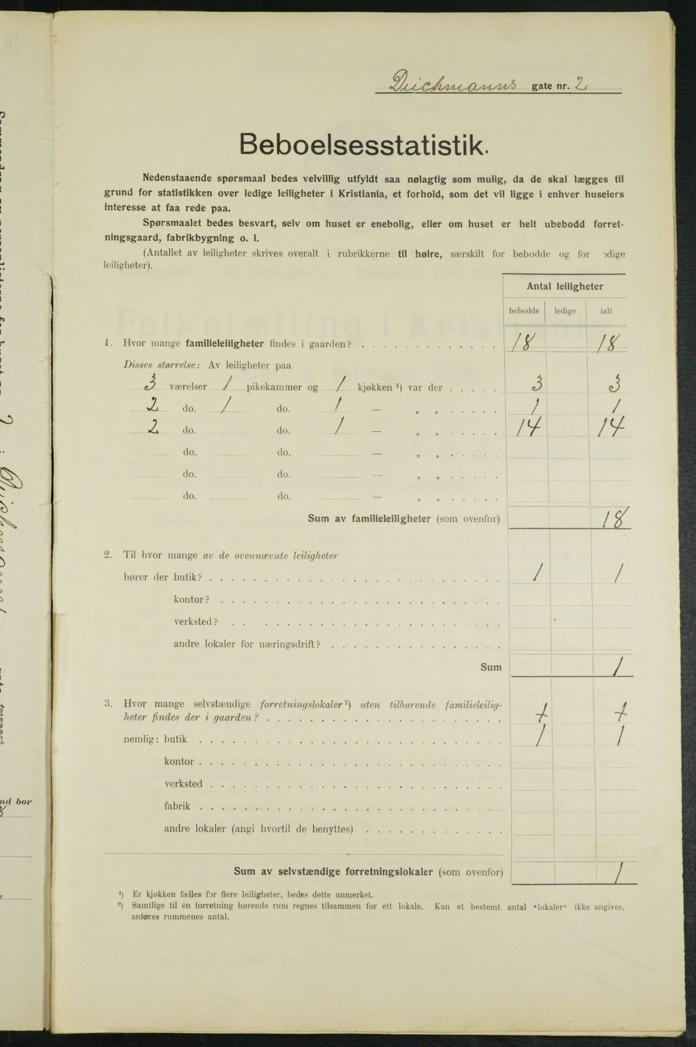 OBA, Municipal Census 1914 for Kristiania, 1914, p. 15532