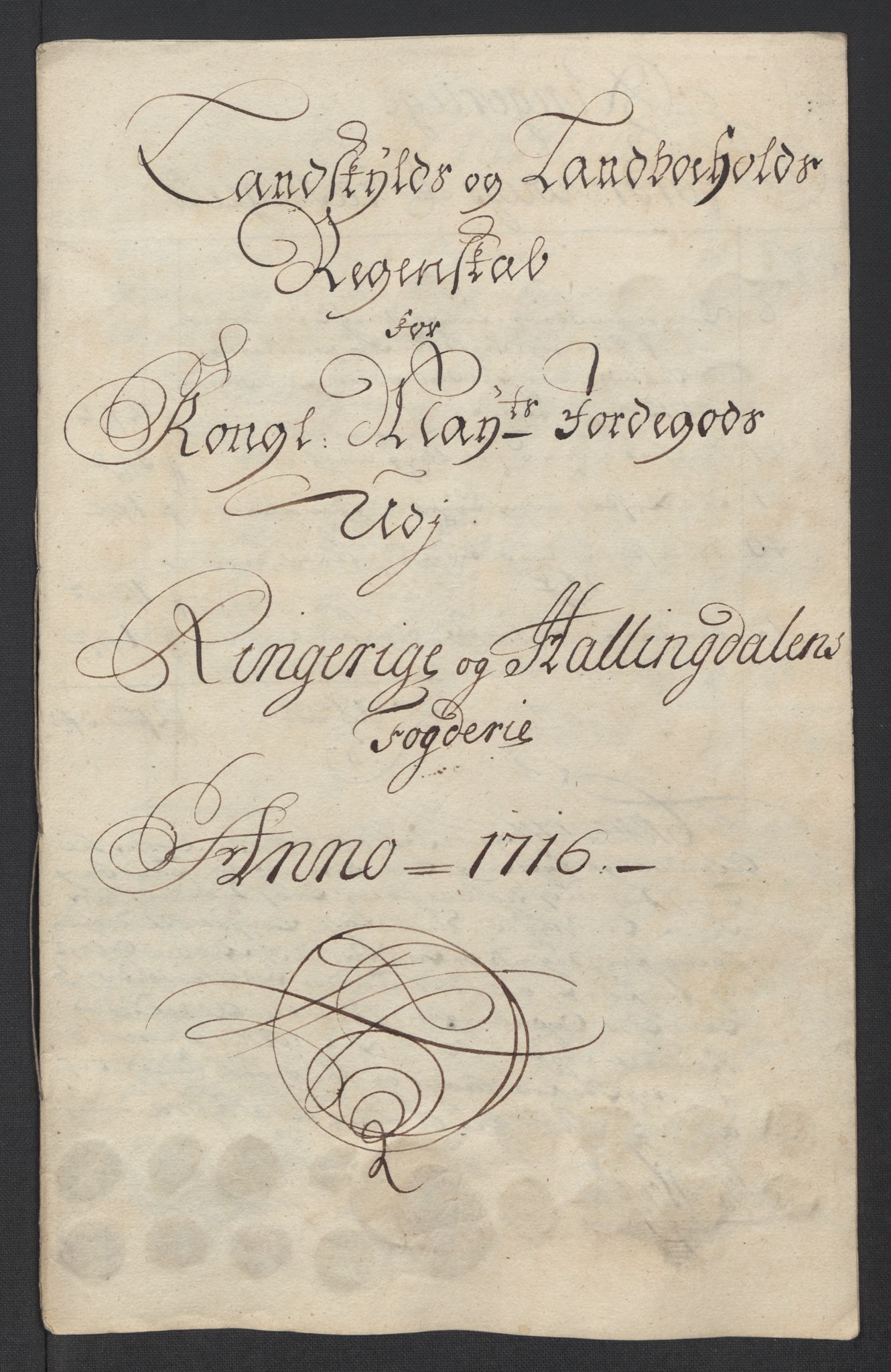 Rentekammeret inntil 1814, Reviderte regnskaper, Fogderegnskap, AV/RA-EA-4092/R23/L1474: Fogderegnskap Ringerike og Hallingdal, 1716, p. 60