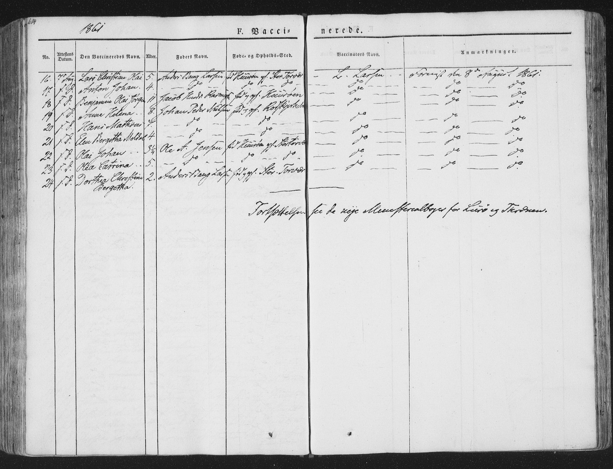 Ministerialprotokoller, klokkerbøker og fødselsregistre - Nordland, SAT/A-1459/839/L0566: Parish register (official) no. 839A03, 1825-1862, p. 614