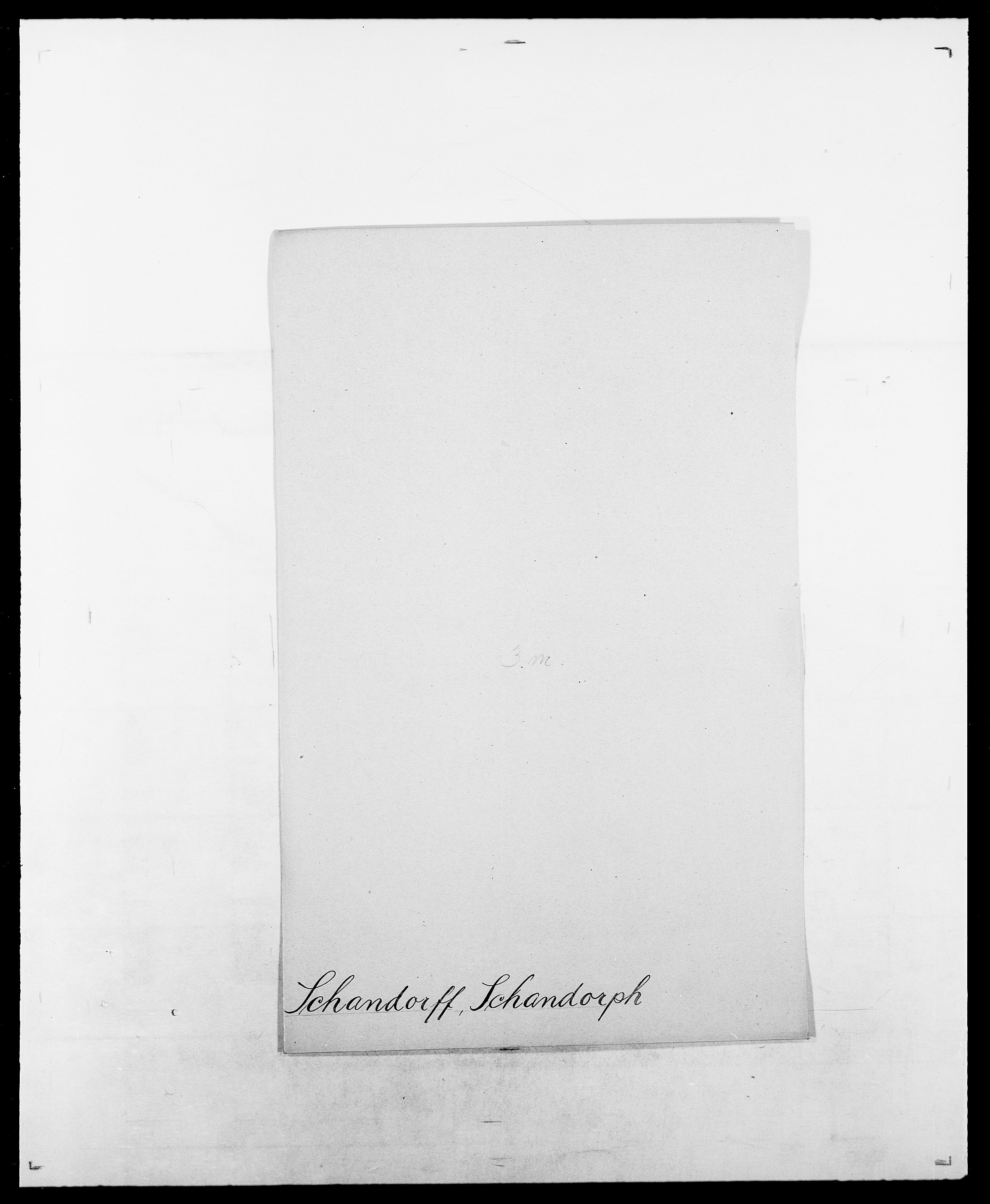 Delgobe, Charles Antoine - samling, SAO/PAO-0038/D/Da/L0034: Saabye - Schmincke, p. 393
