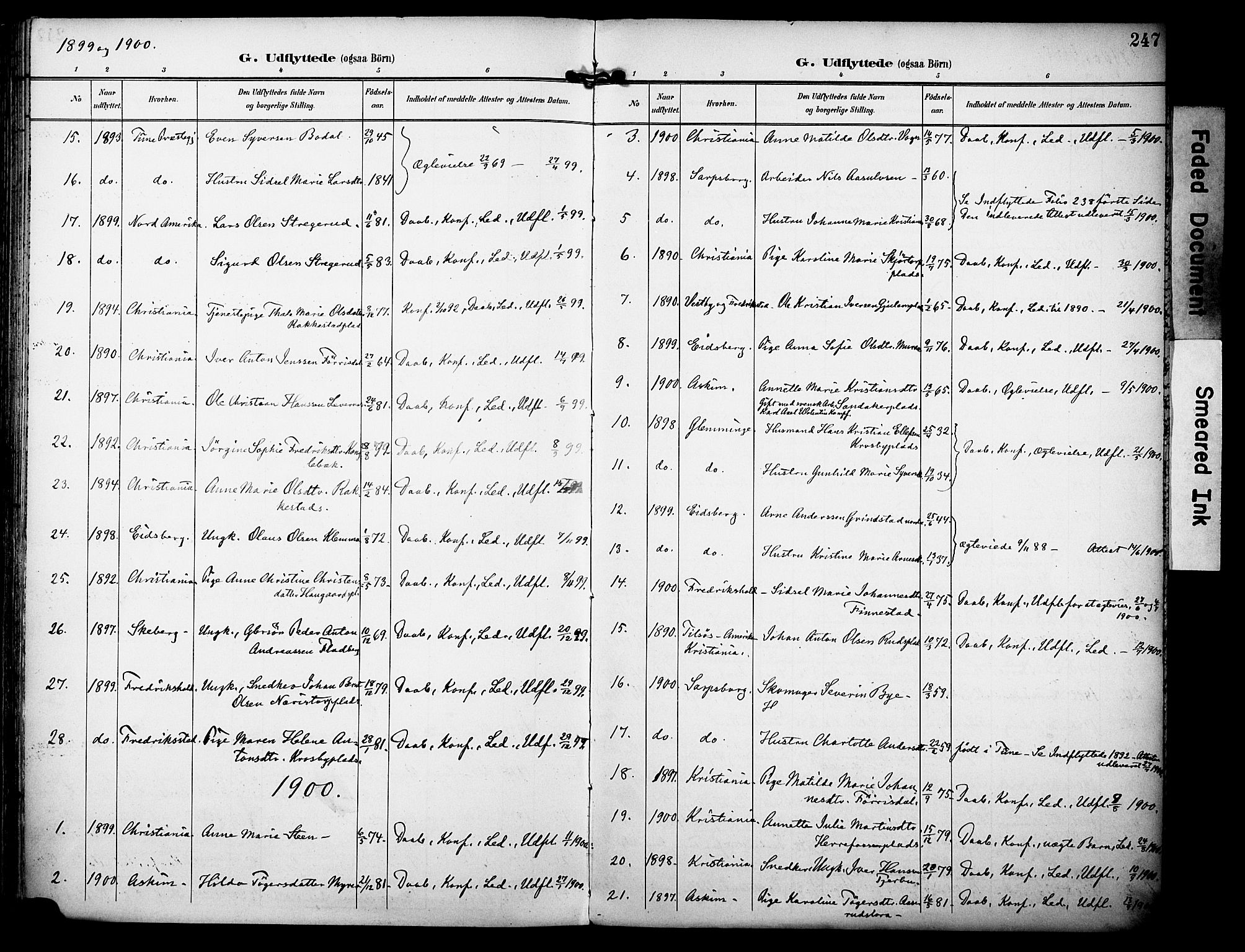 Rakkestad prestekontor Kirkebøker, AV/SAO-A-2008/F/Fa/L0013: Parish register (official) no. I 13, 1894-1908, p. 247