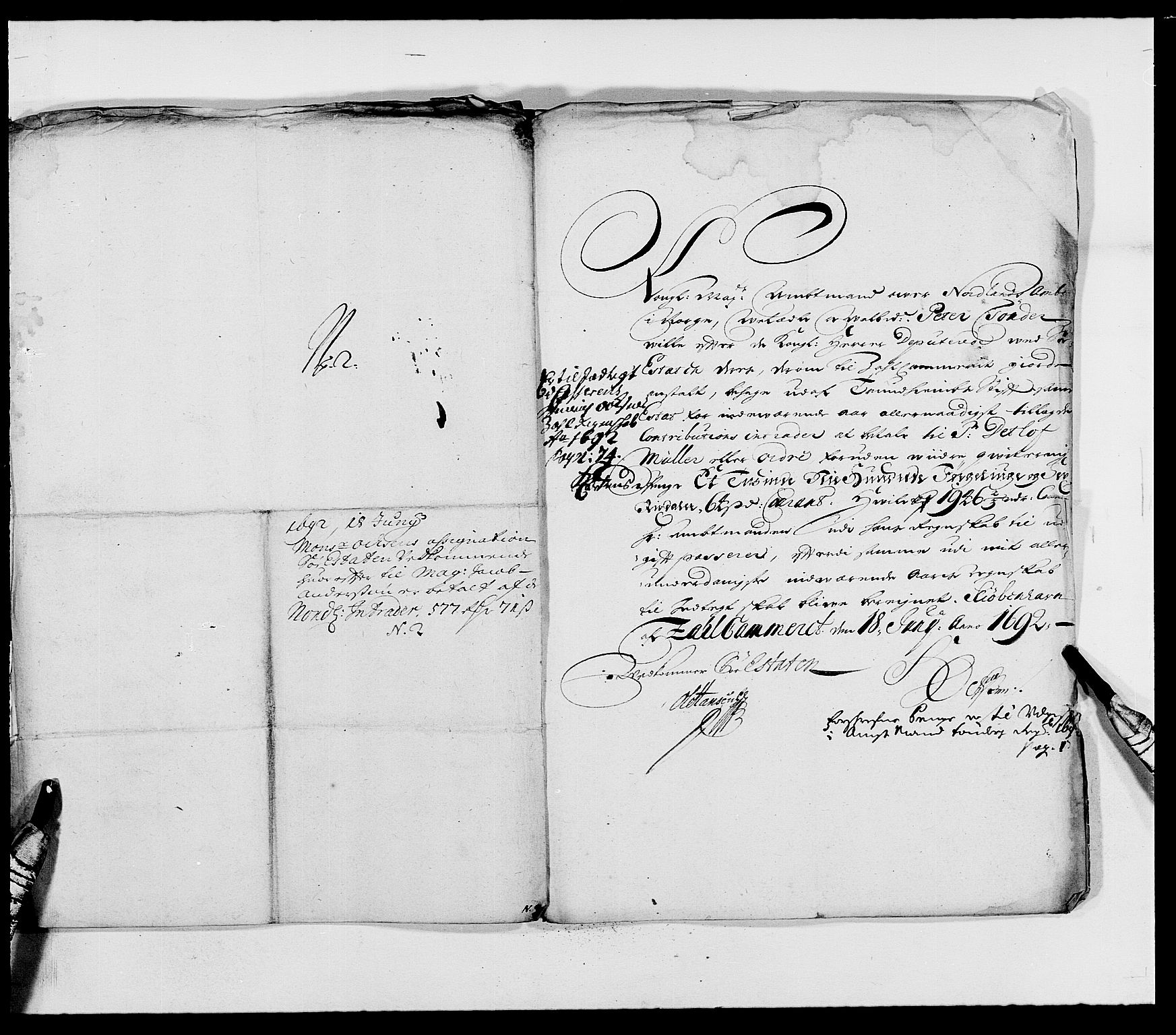 Rentekammeret inntil 1814, Reviderte regnskaper, Fogderegnskap, AV/RA-EA-4092/R68/L4751: Fogderegnskap Senja og Troms, 1690-1693, p. 208