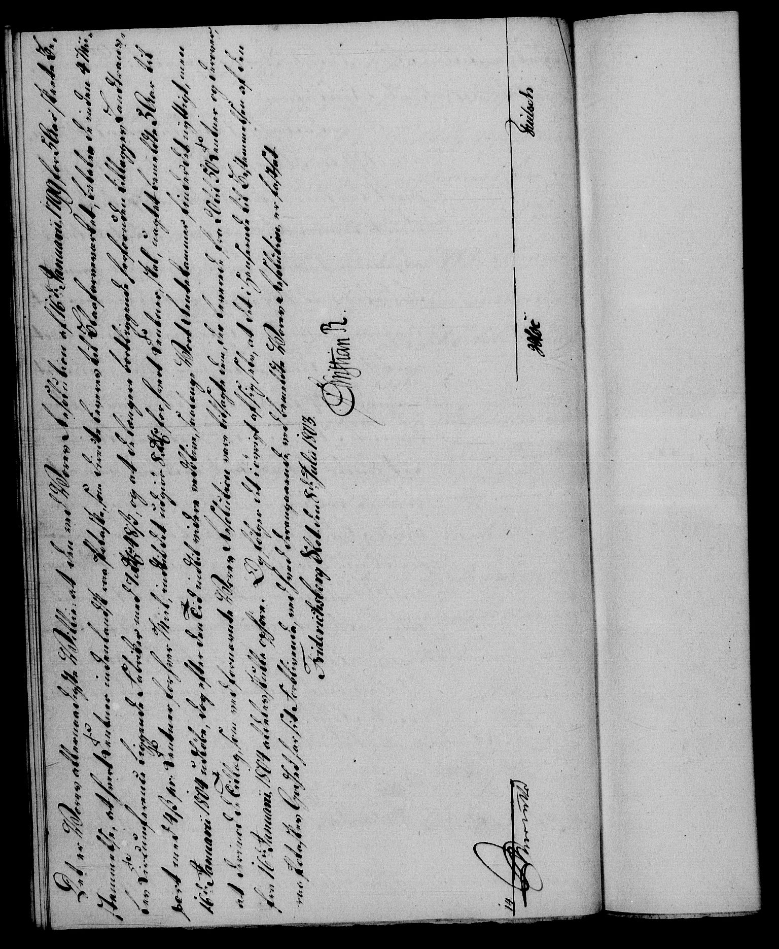 Rentekammeret, Renteskriverkontorene, AV/RA-EA-3115/M/Mf/Mfb/L0006: Relasjons- og resolusjonsprotokoll med register (merket RK 54.12), 1803-1804