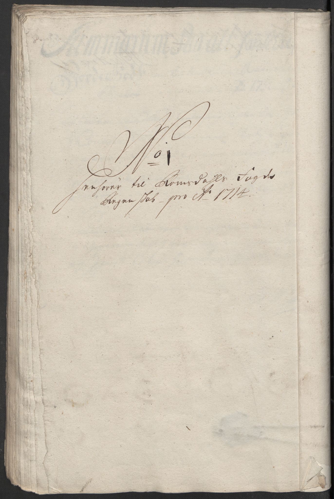 Rentekammeret inntil 1814, Reviderte regnskaper, Fogderegnskap, AV/RA-EA-4092/R55/L3662: Fogderegnskap Romsdal, 1713-1714, p. 349