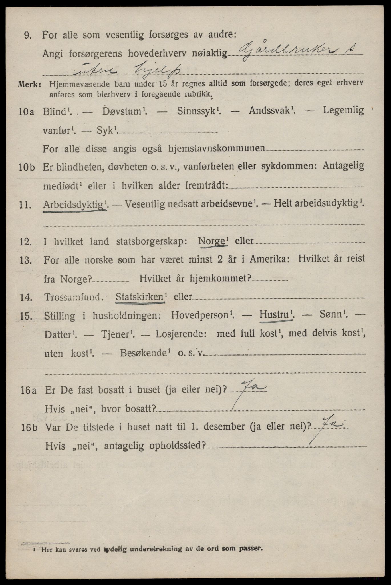 SAST, 1920 census for Mosterøy, 1920, p. 749