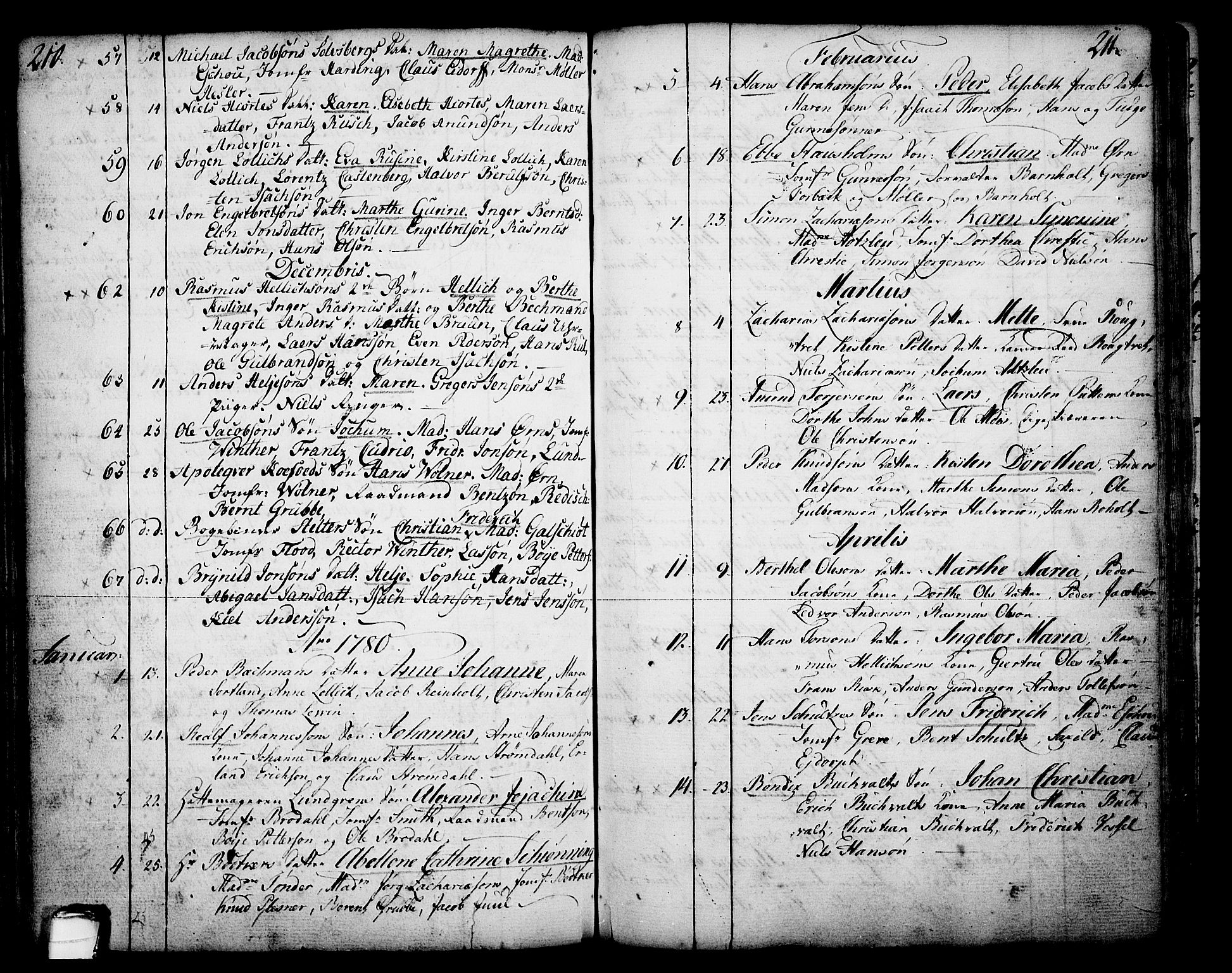Skien kirkebøker, SAKO/A-302/F/Fa/L0003: Parish register (official) no. 3, 1755-1791, p. 210-211