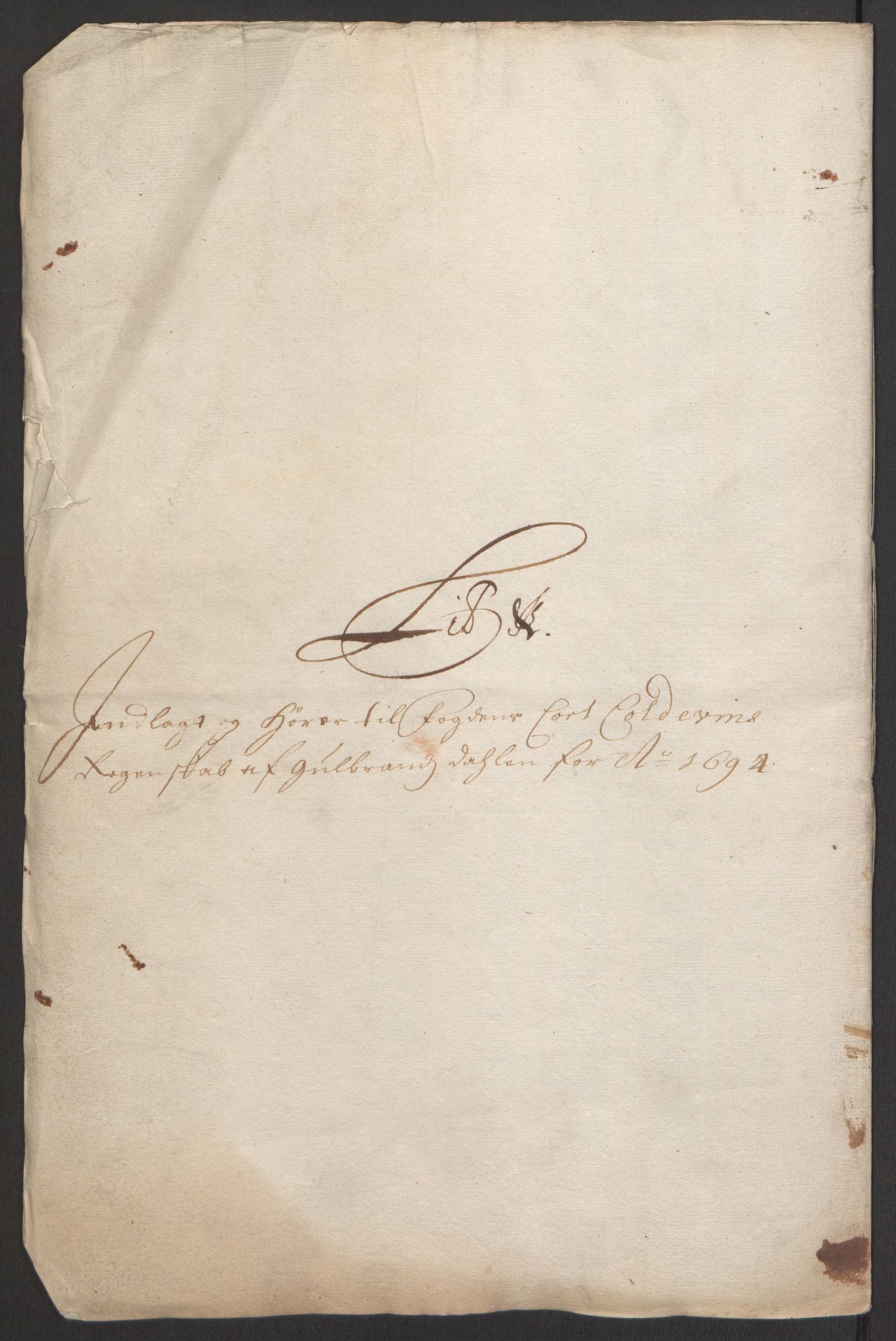 Rentekammeret inntil 1814, Reviderte regnskaper, Fogderegnskap, RA/EA-4092/R17/L1168: Fogderegnskap Gudbrandsdal, 1694, p. 368