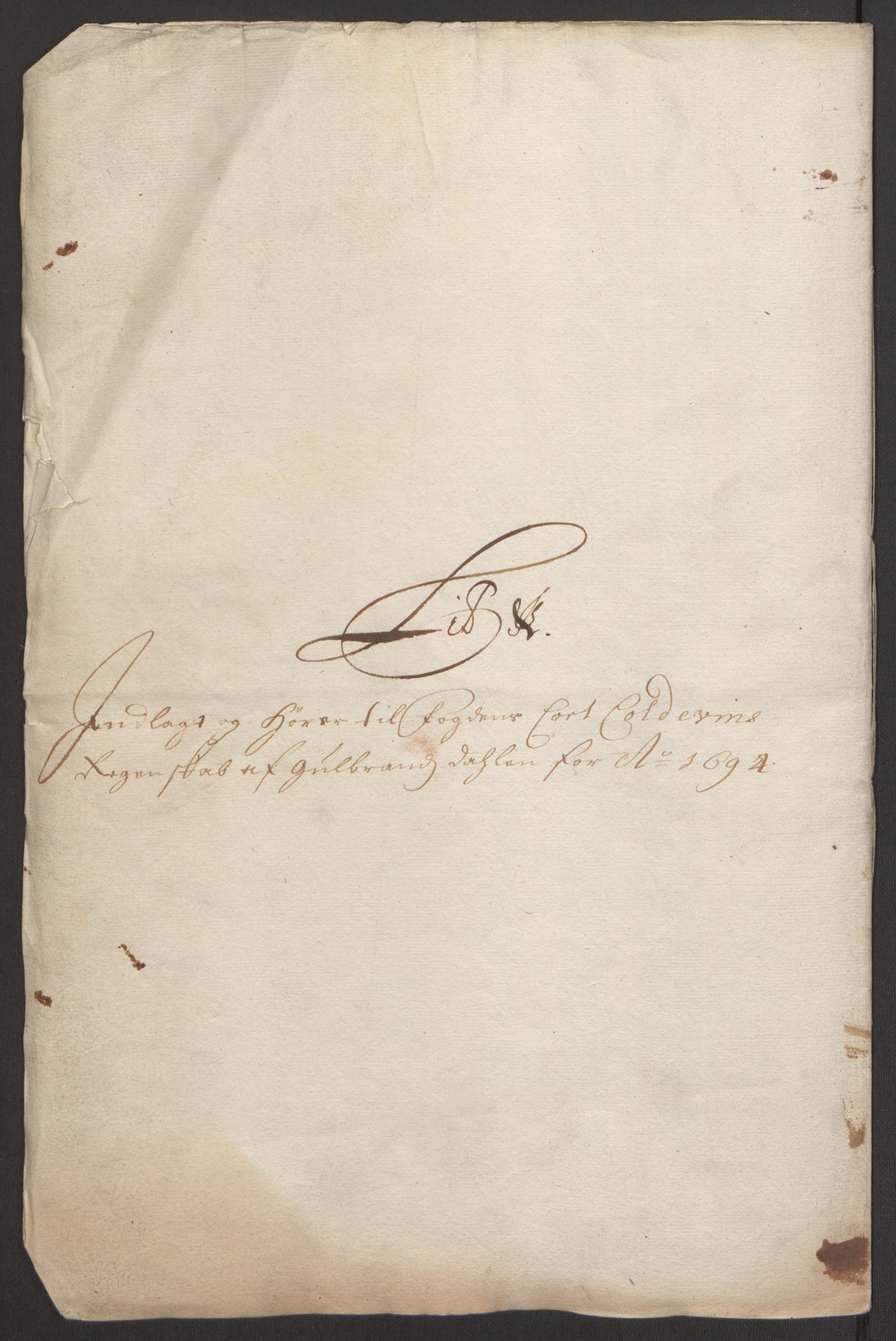 Rentekammeret inntil 1814, Reviderte regnskaper, Fogderegnskap, AV/RA-EA-4092/R17/L1168: Fogderegnskap Gudbrandsdal, 1694, p. 368