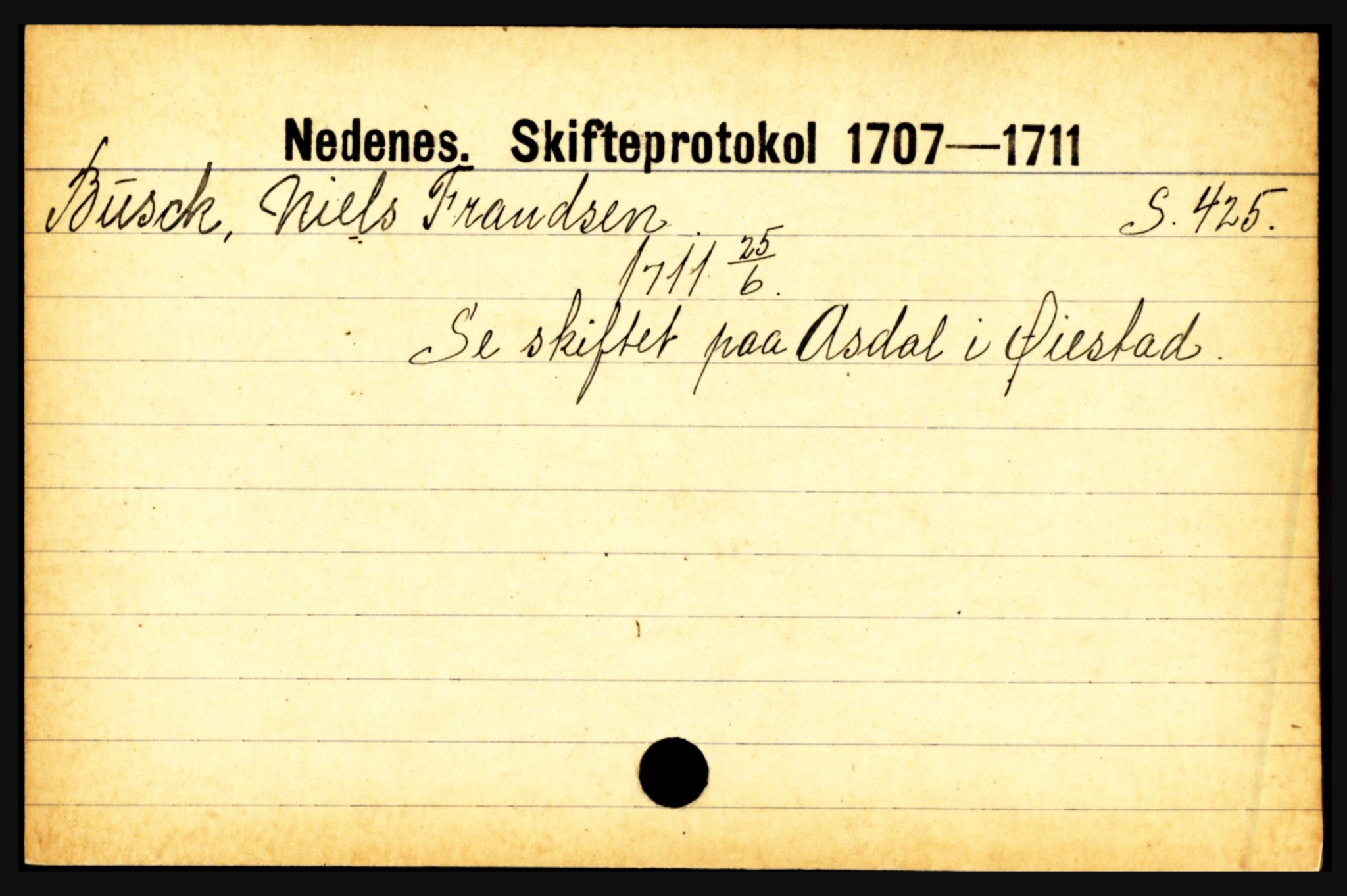 Nedenes sorenskriveri før 1824, AV/SAK-1221-0007/H, p. 4597