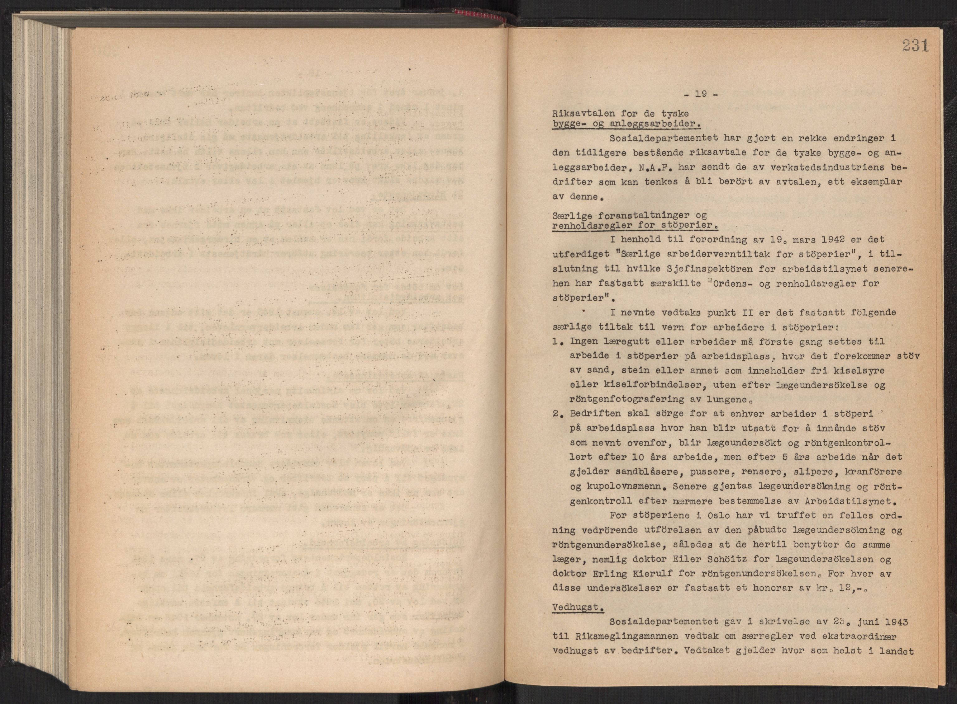 Teknologibedriftenes Landsforening TBL, AV/RA-PA-1700/A/Ad/L0006: Årsberetning med register, 1937-1943, p. 231