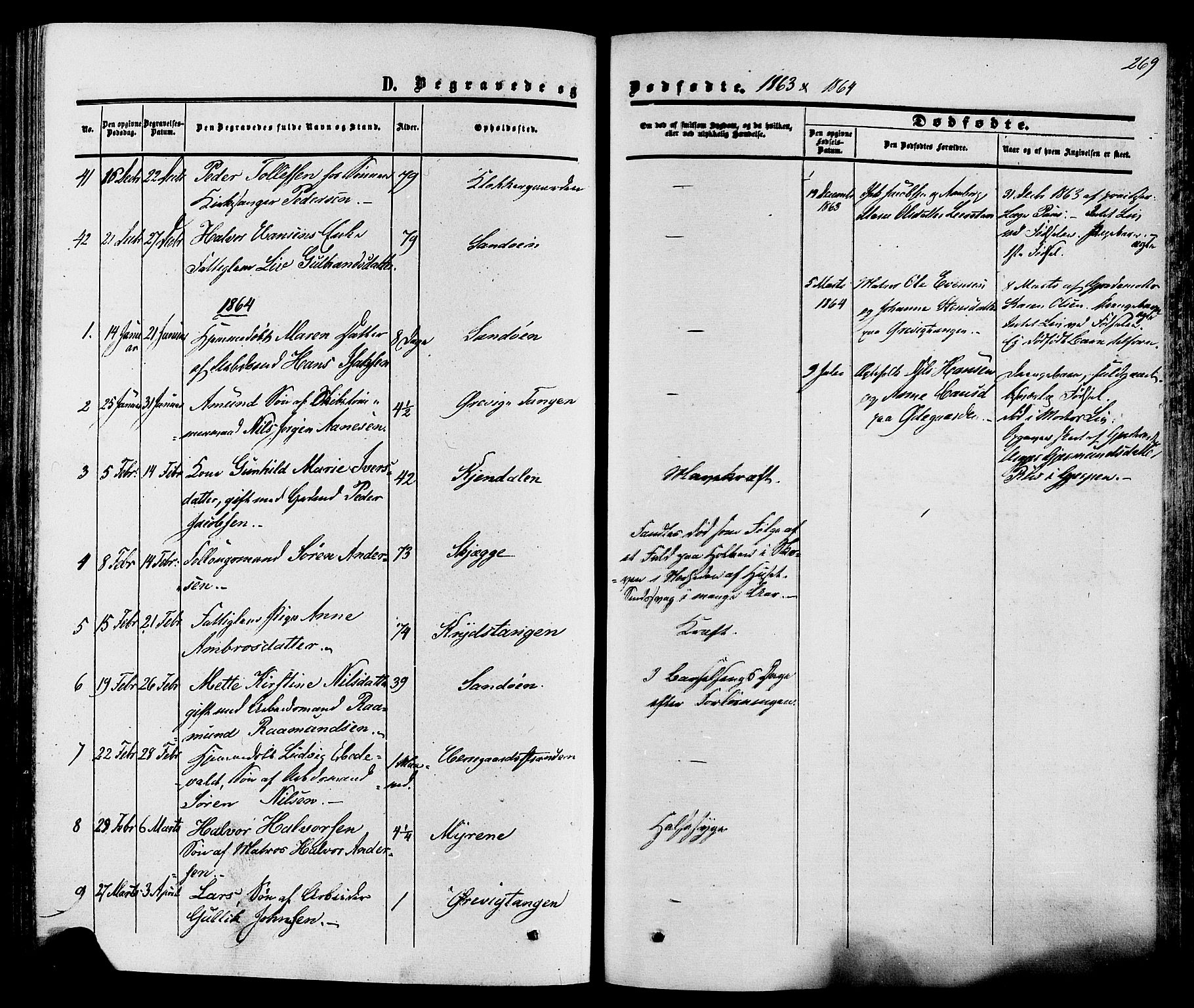 Eidanger kirkebøker, SAKO/A-261/F/Fa/L0010: Parish register (official) no. 10, 1859-1874, p. 269