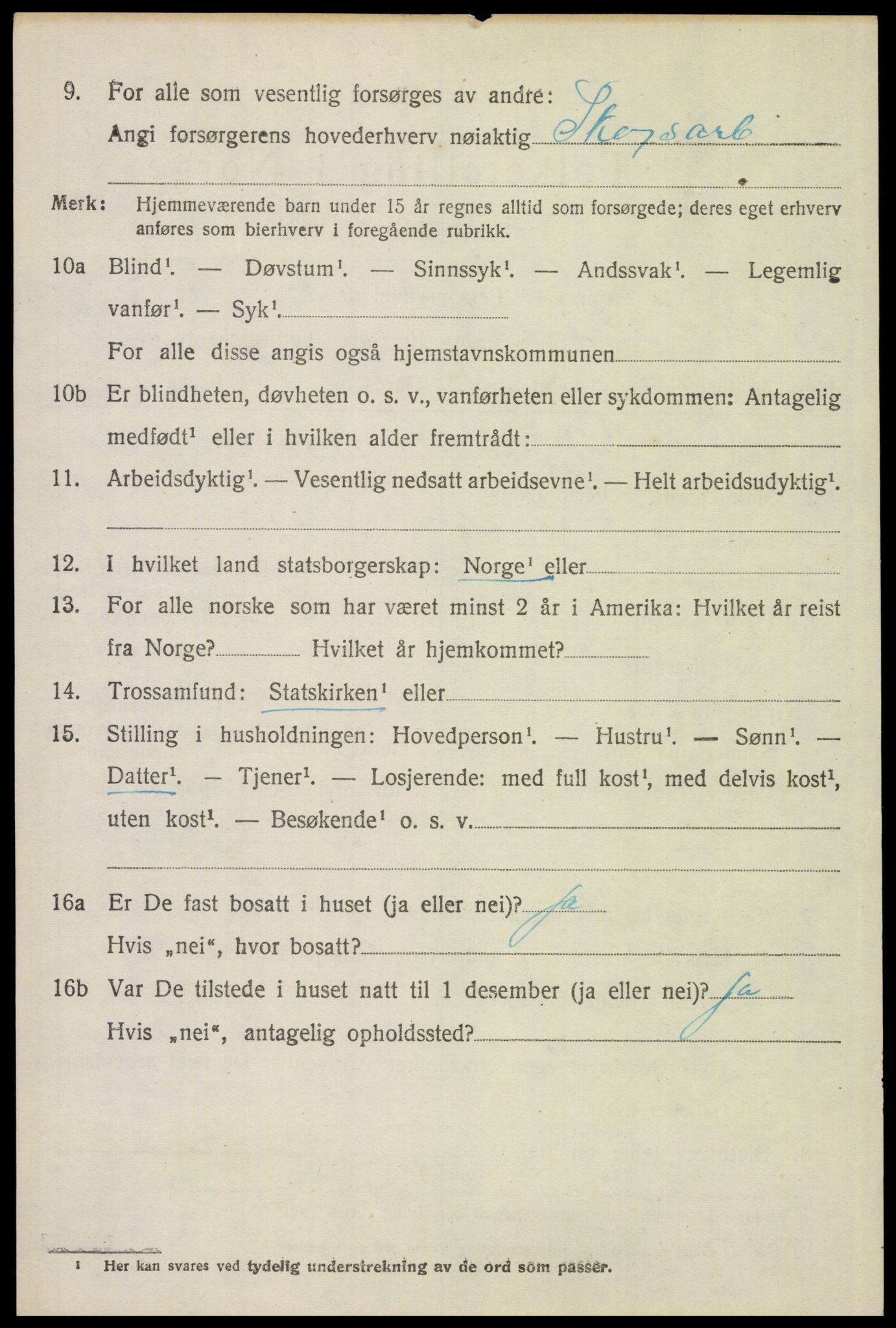 SAH, 1920 census for Våler (Hedmark), 1920, p. 2826
