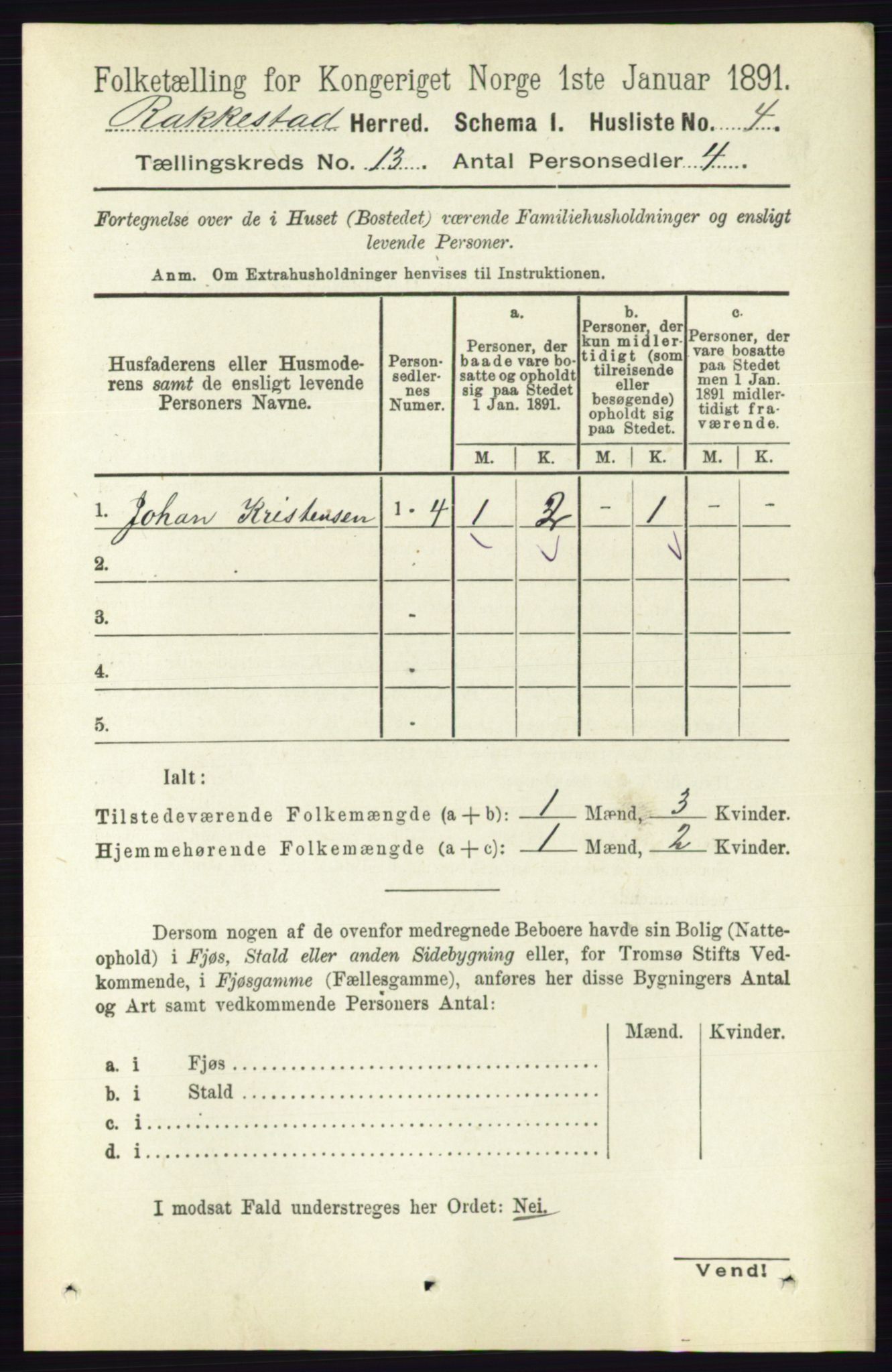 RA, 1891 census for 0128 Rakkestad, 1891, p. 6323