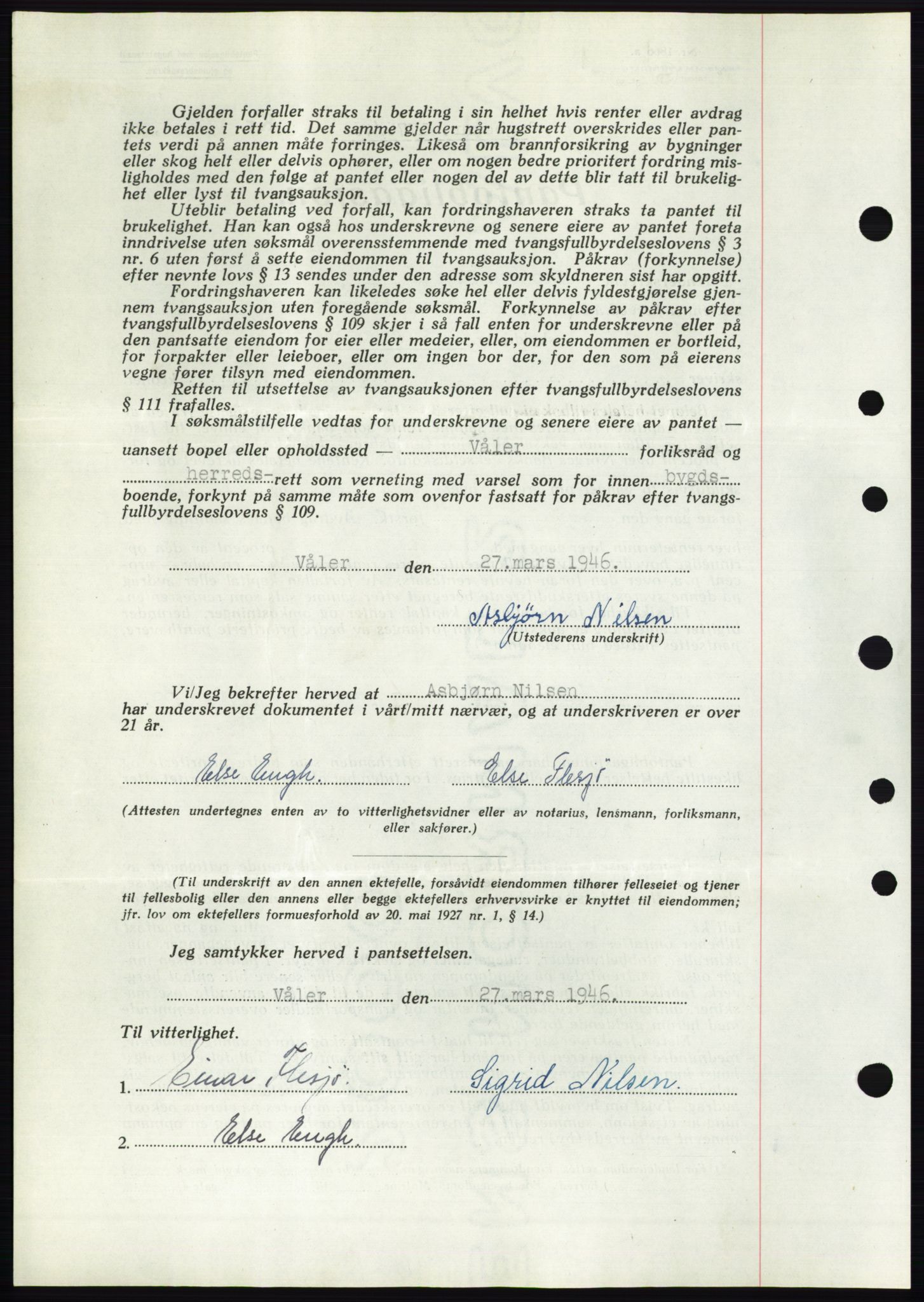 Moss sorenskriveri, SAO/A-10168: Mortgage book no. B15, 1946-1946, Diary no: : 1776/1946