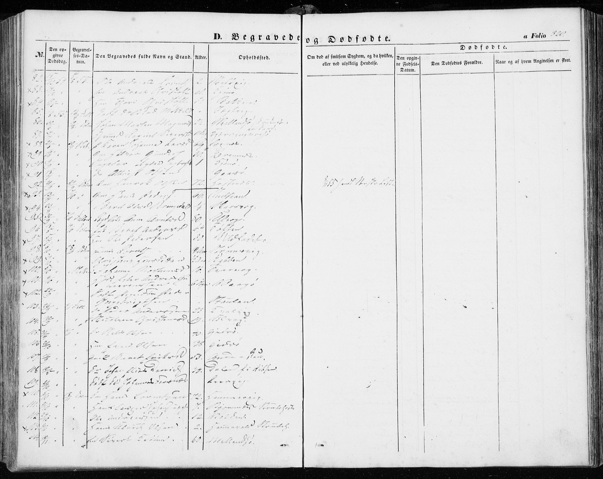 Ministerialprotokoller, klokkerbøker og fødselsregistre - Sør-Trøndelag, SAT/A-1456/634/L0530: Parish register (official) no. 634A06, 1852-1860, p. 320