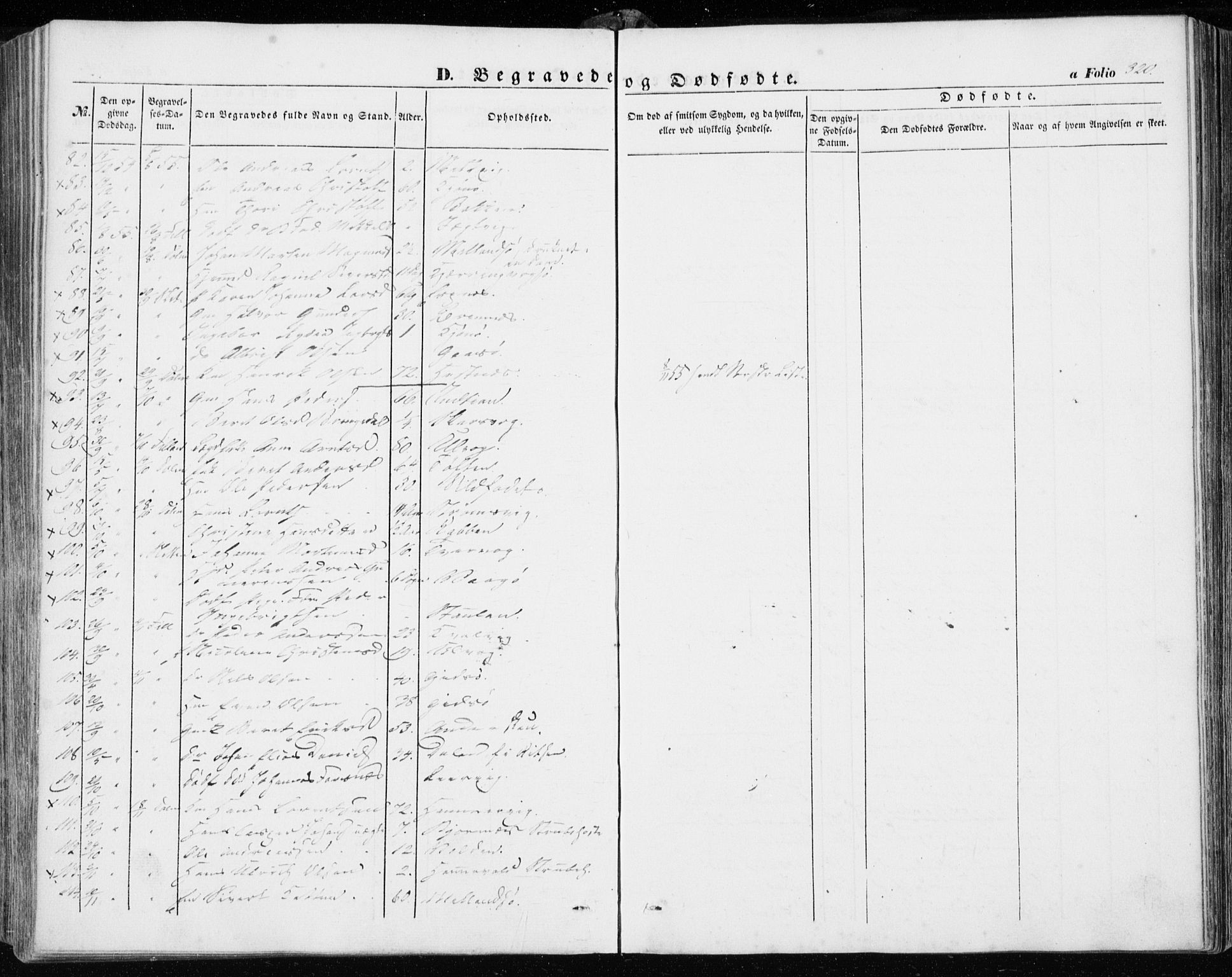 Ministerialprotokoller, klokkerbøker og fødselsregistre - Sør-Trøndelag, AV/SAT-A-1456/634/L0530: Parish register (official) no. 634A06, 1852-1860, p. 320