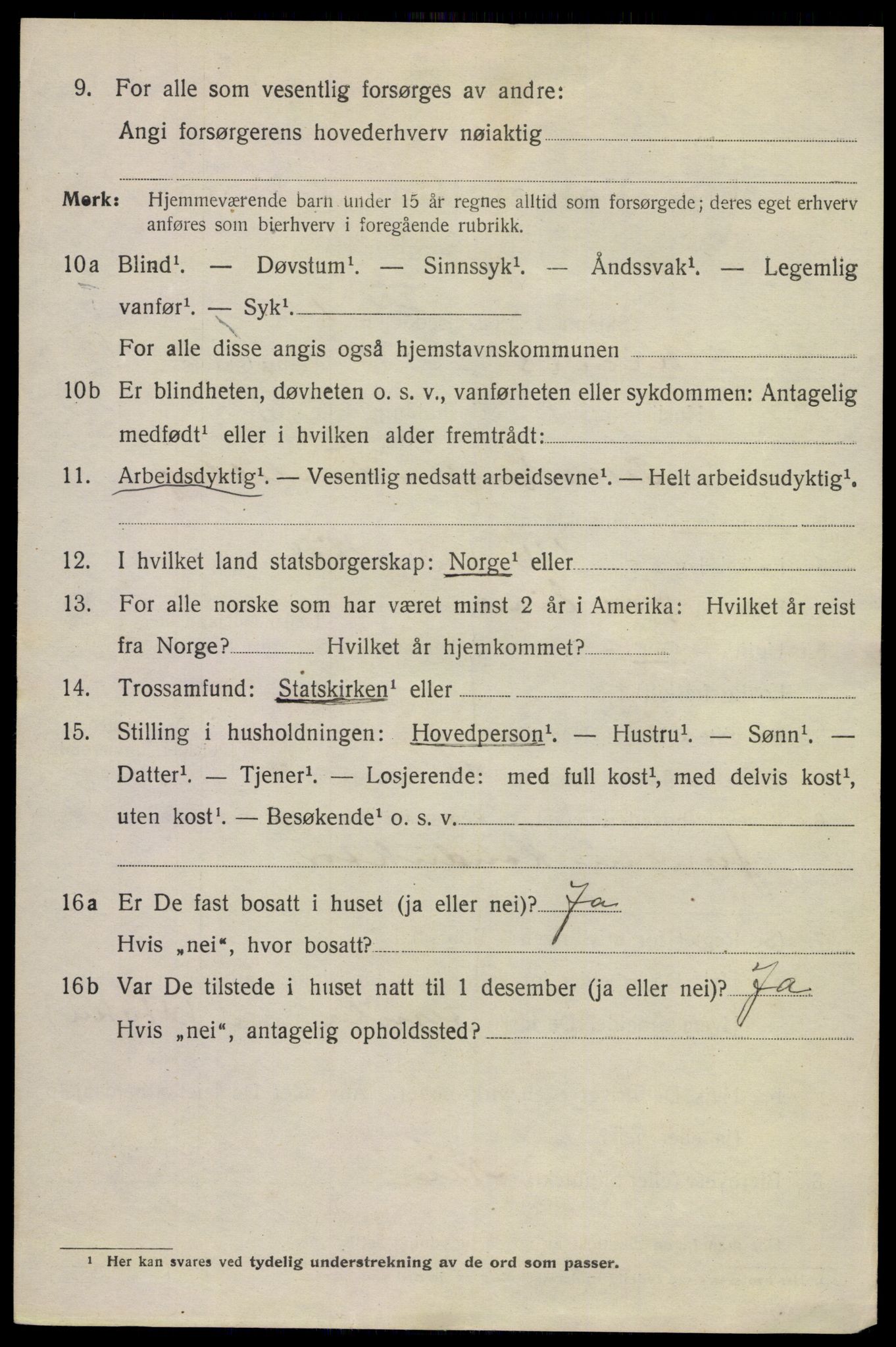 SAKO, 1920 census for Skien, 1920, p. 37301