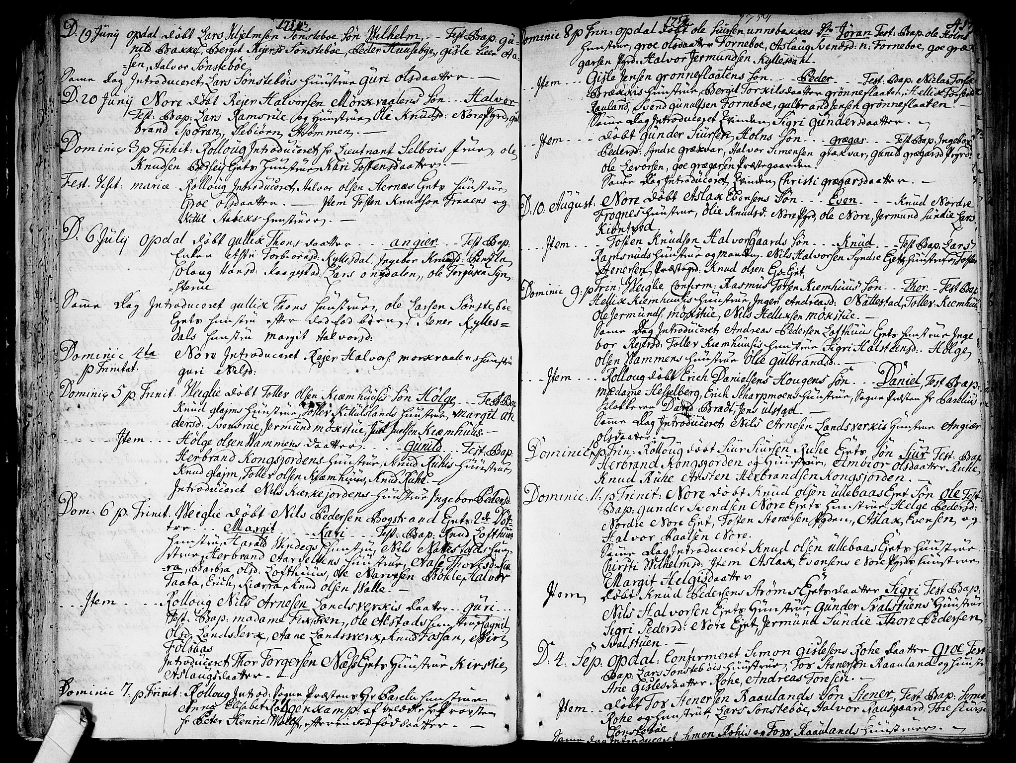 Rollag kirkebøker, SAKO/A-240/F/Fa/L0003: Parish register (official) no. I 3, 1743-1778, p. 41