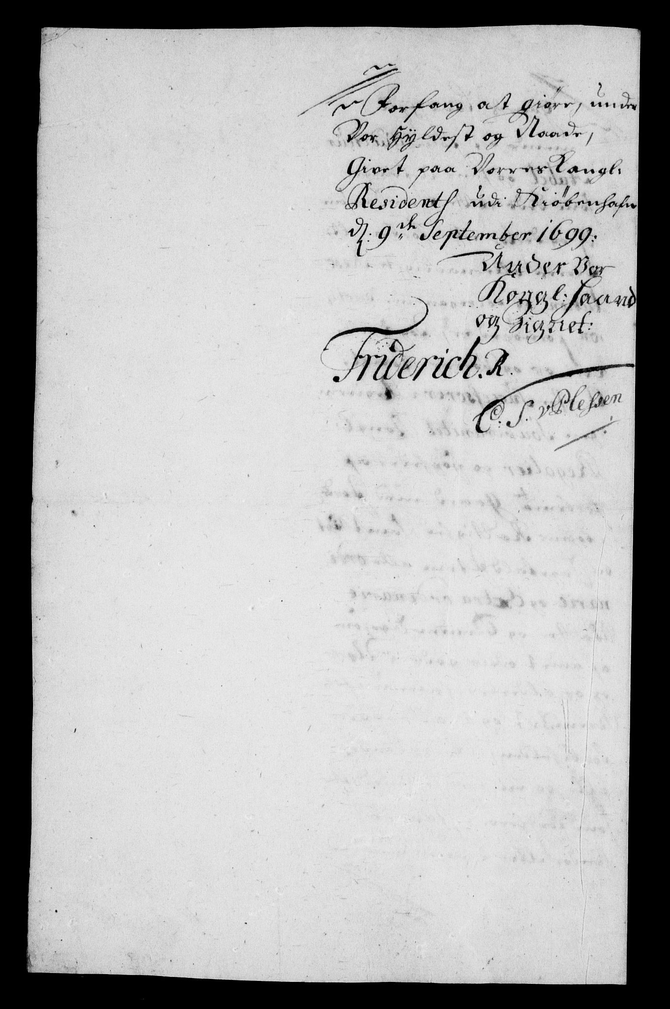 Rentekammeret inntil 1814, Realistisk ordnet avdeling, AV/RA-EA-4070/On/L0013: [Jj 14]: Forskjellige dokumenter om krongodset i Norge, 1672-1722, p. 396