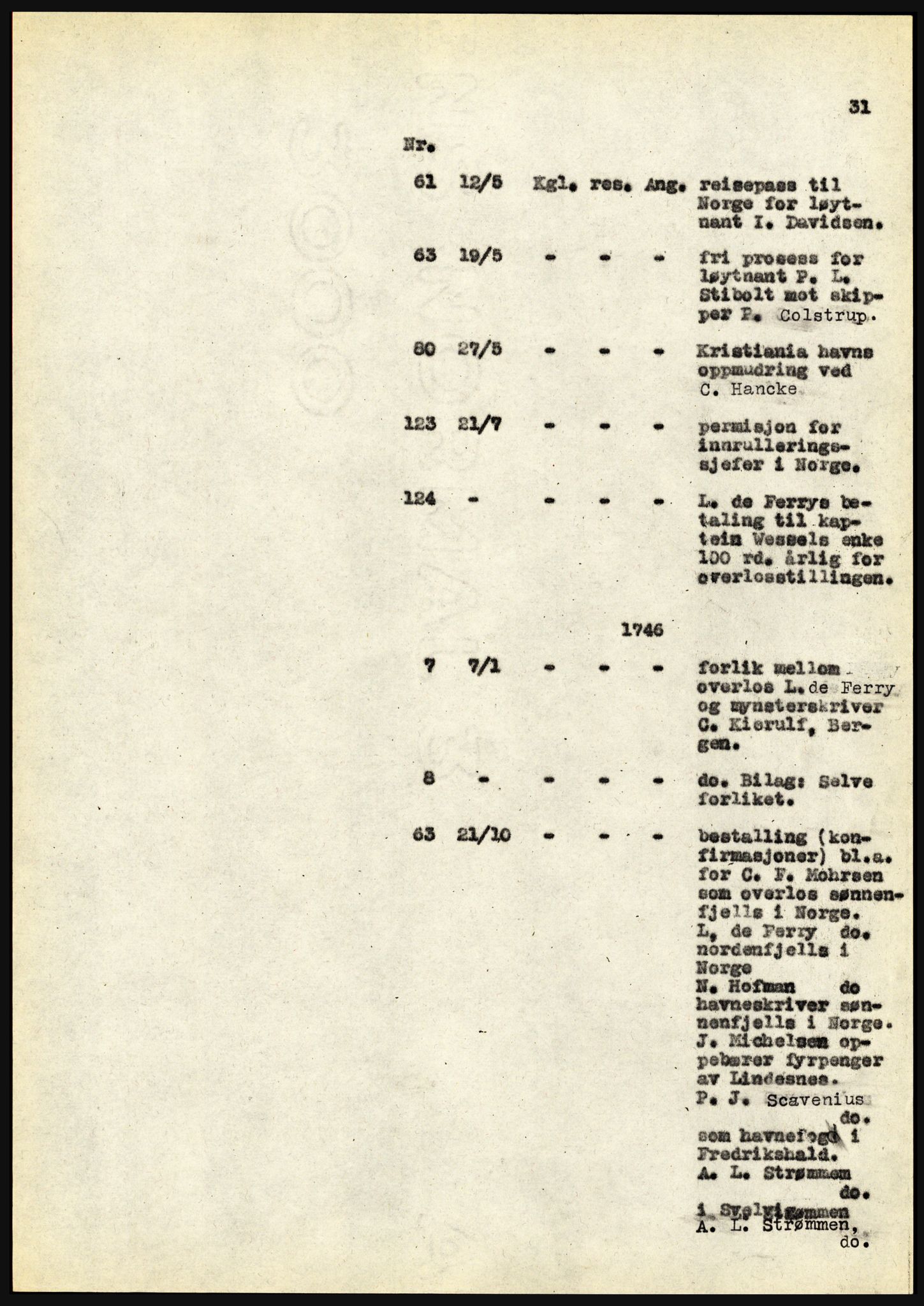 Riksarkivet, Seksjon for eldre arkiv og spesialsamlinger, AV/RA-EA-6797/H/Ha, 1953, p. 31