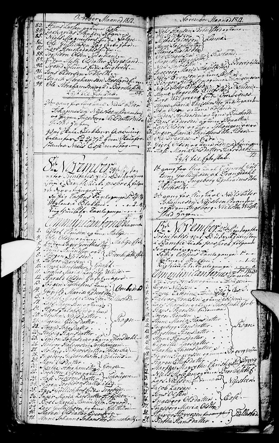 Bamble kirkebøker, AV/SAKO-A-253/G/Ga/L0004: Parish register (copy) no. I 4, 1808-1814