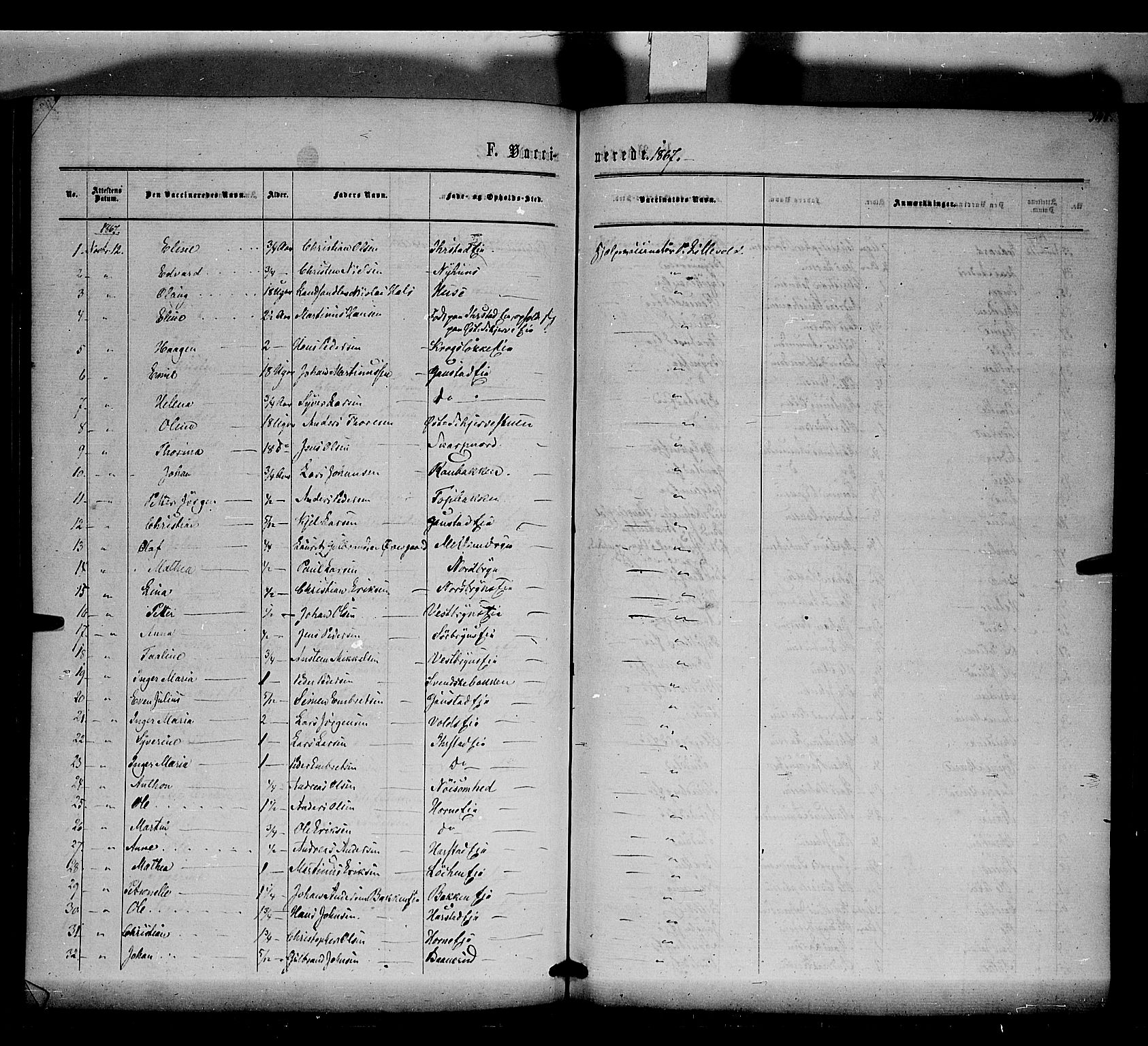 Romedal prestekontor, AV/SAH-PREST-004/K/L0005: Parish register (official) no. 5, 1862-1874, p. 345