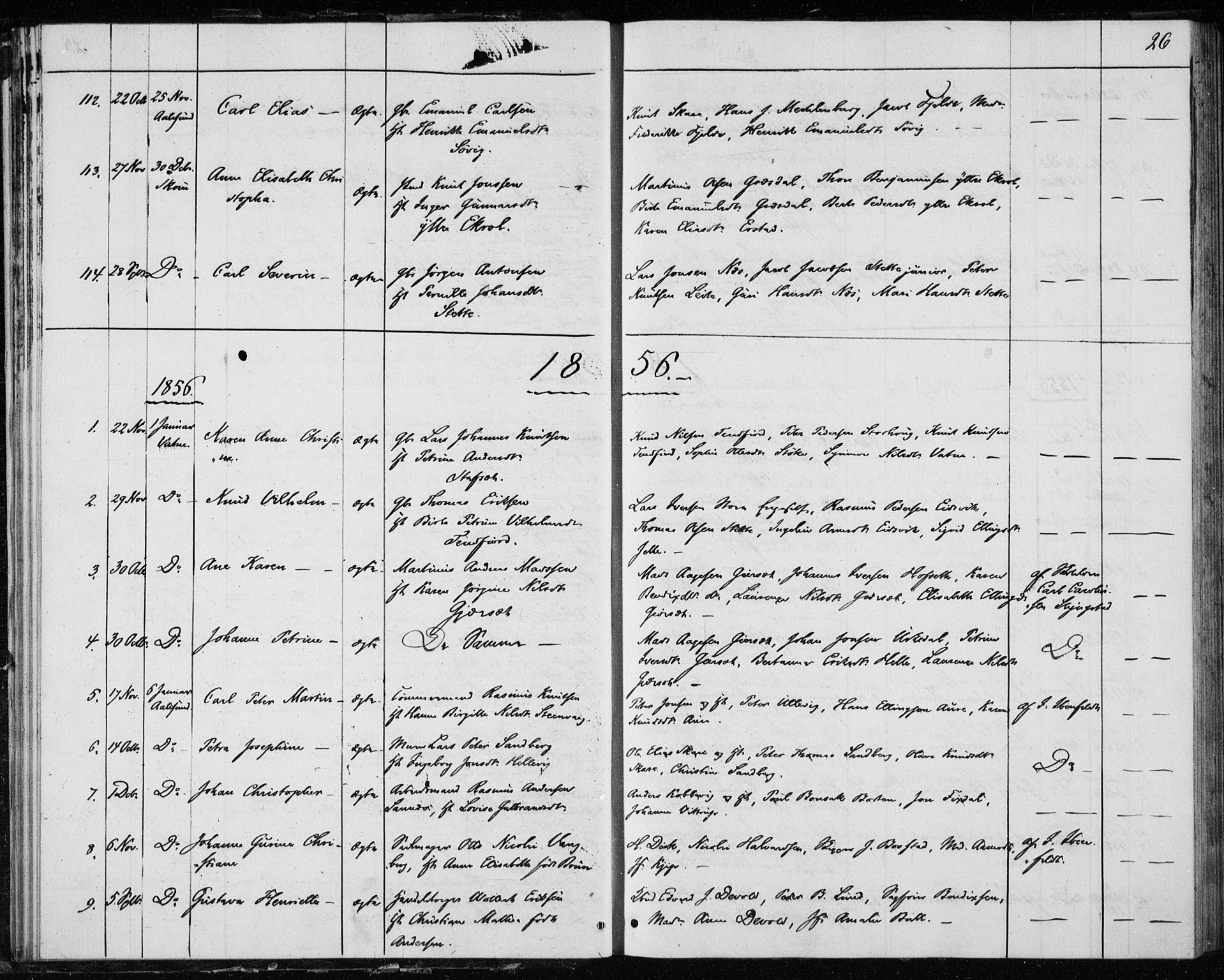 Ministerialprotokoller, klokkerbøker og fødselsregistre - Møre og Romsdal, AV/SAT-A-1454/528/L0416: Curate's parish register no. 528B04, 1853-1857, p. 26